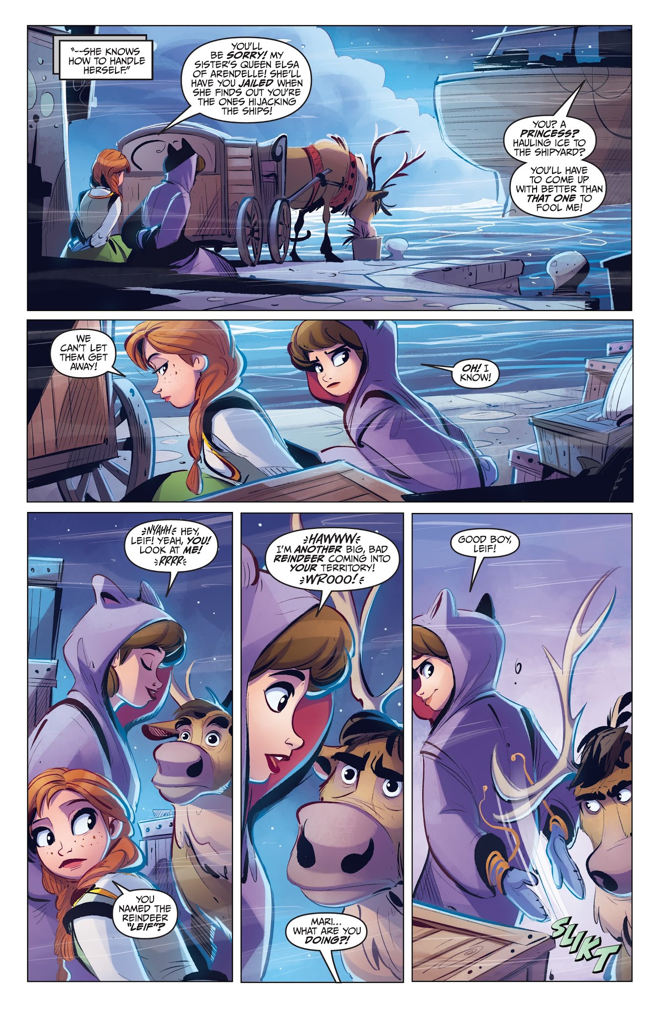 Read online Disney Frozen: Breaking Boundaries comic -  Issue #3 - 12