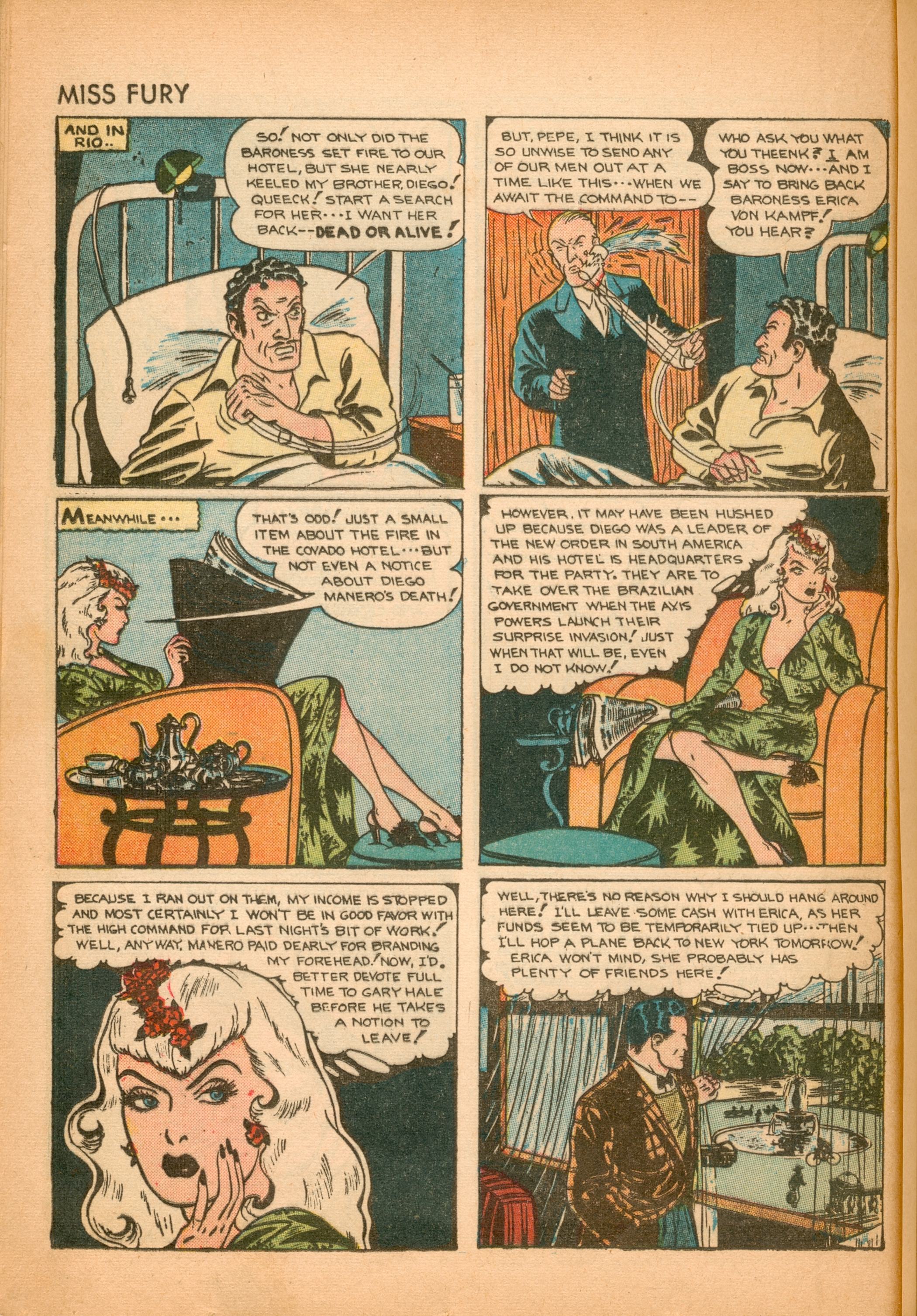 Read online Miss Fury (1942) comic -  Issue #2 - 37