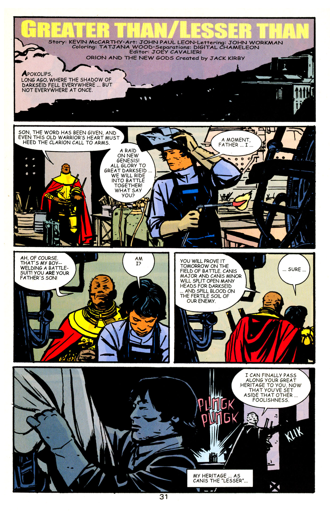 Read online Orion comic -  Issue #15 - 32