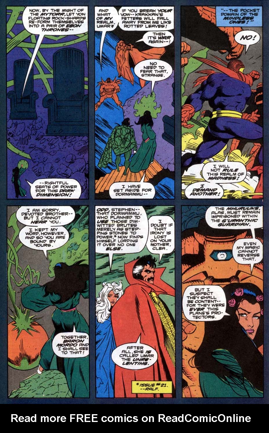 Read online Doctor Strange: Sorcerer Supreme comic -  Issue #24 - 19