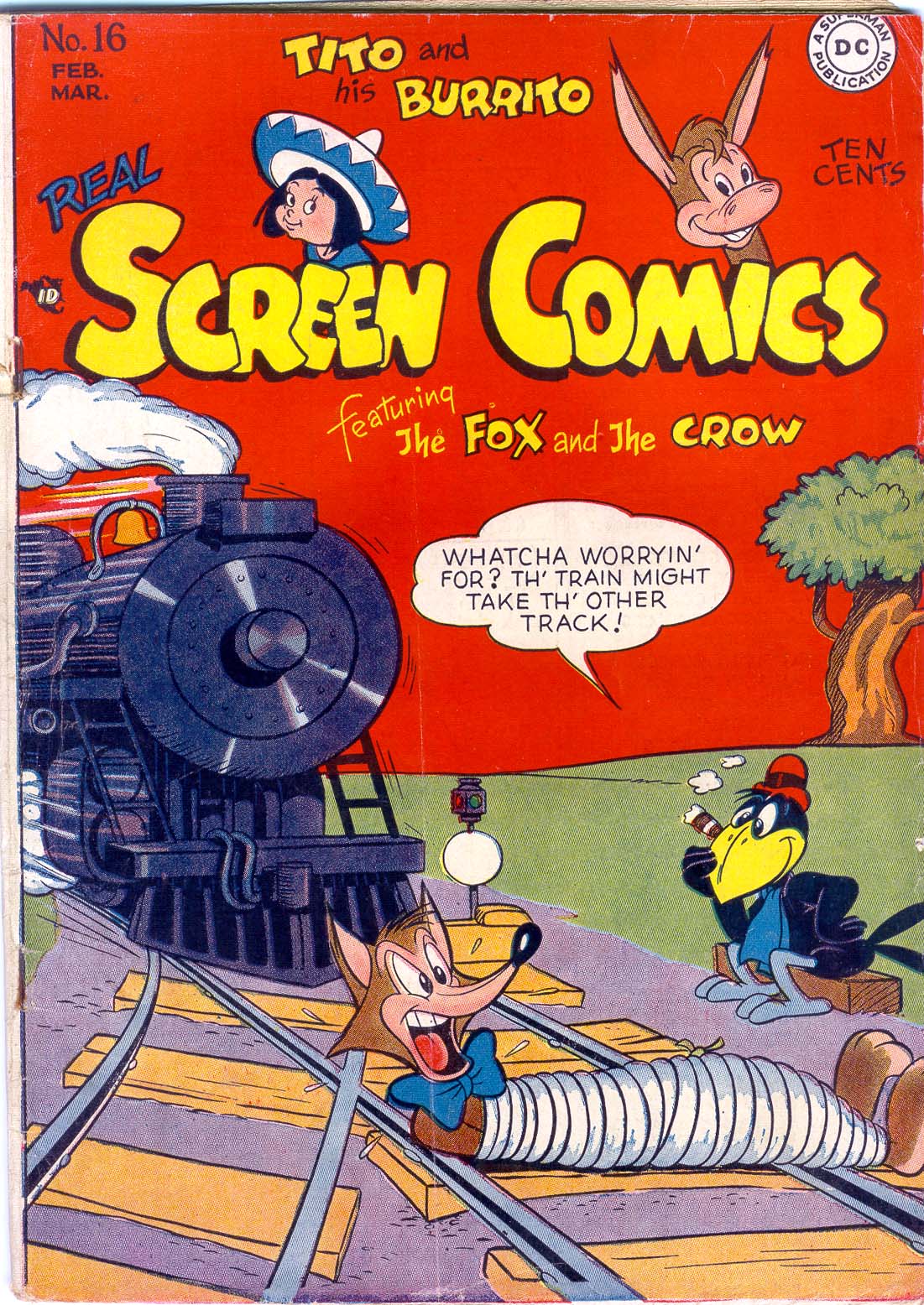 Read online Real Screen Comics comic -  Issue #16 - 1