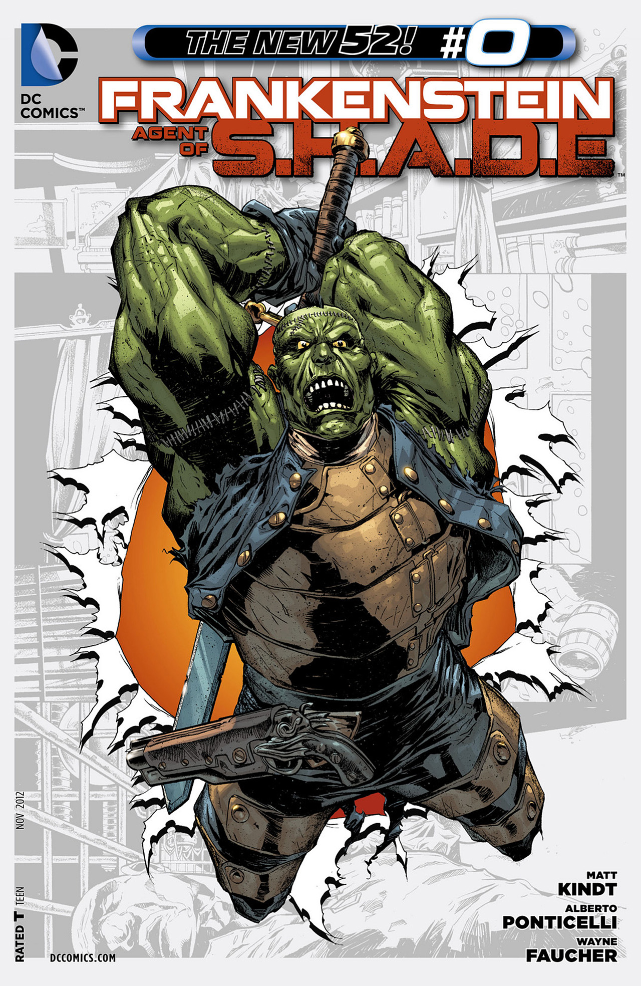 Read online Frankenstein, Agent of S.H.A.D.E. comic -  Issue #0 - 1