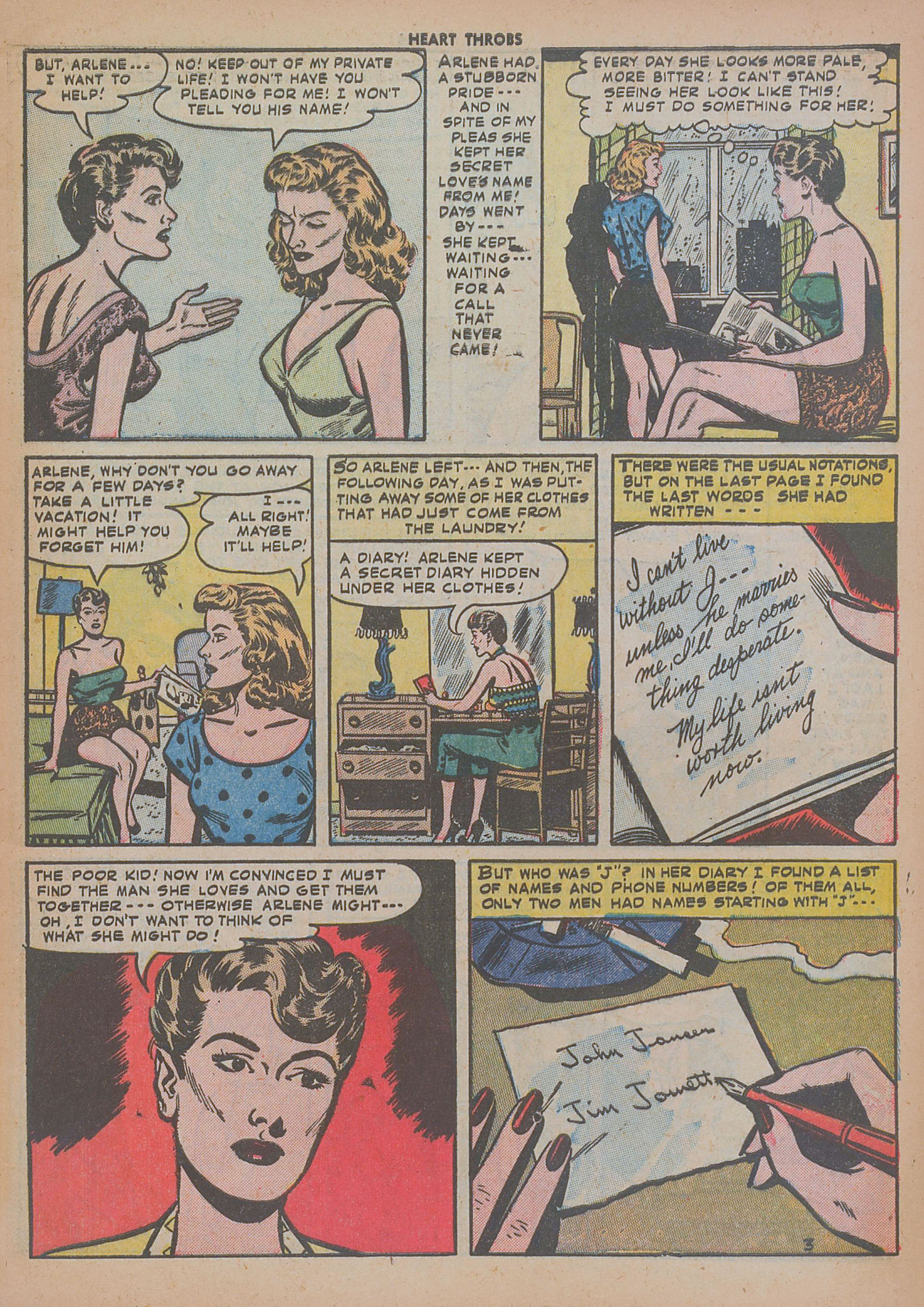 Read online Heart Throbs comic -  Issue #27 - 5