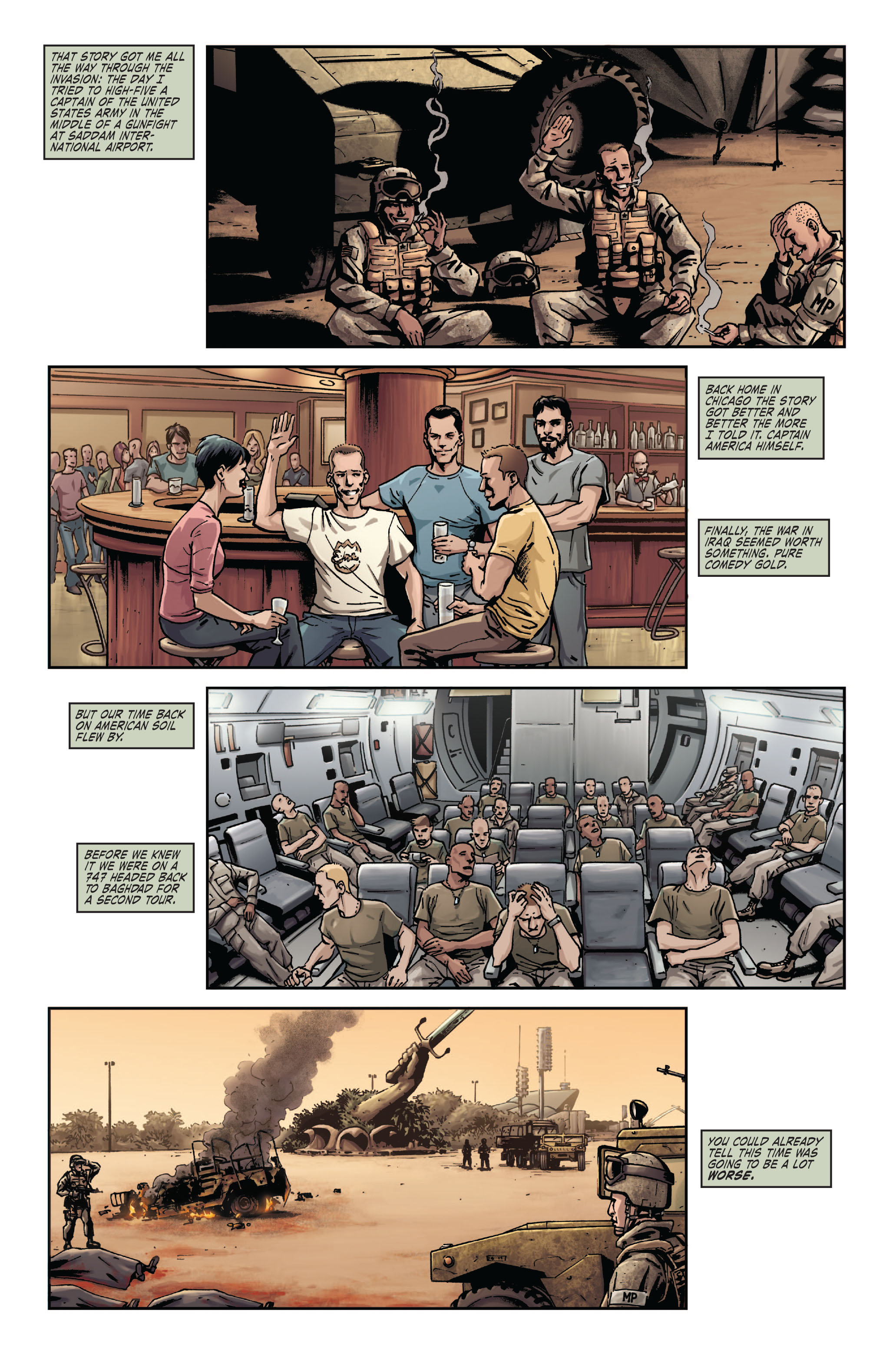 Captain America Theater of War: To Soldier On Full Page 13