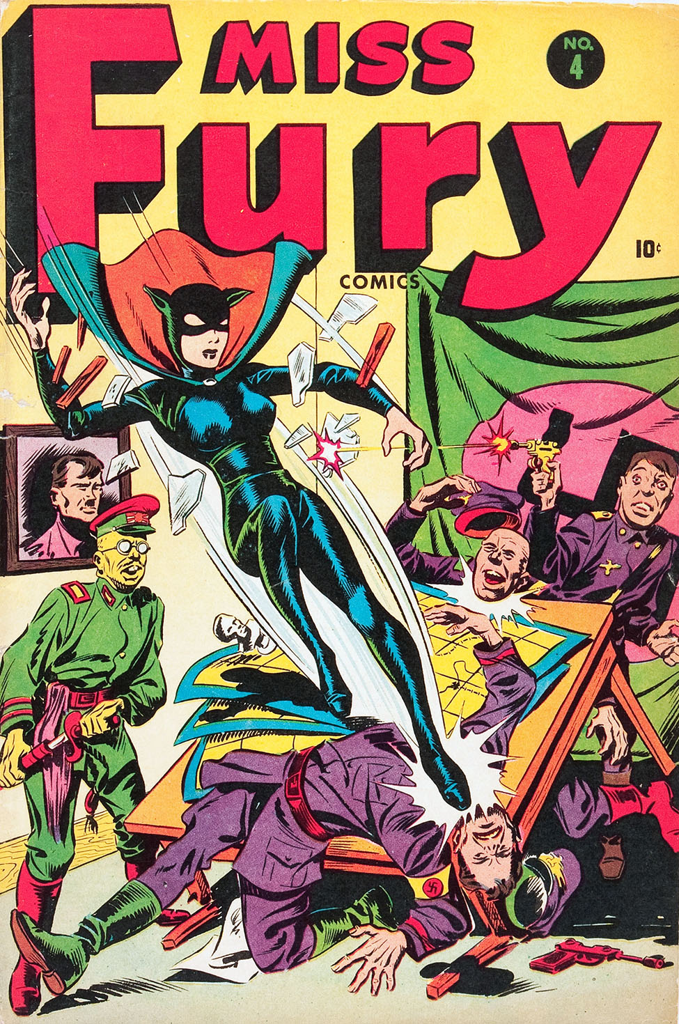 Read online Miss Fury (1942) comic -  Issue #4 - 1