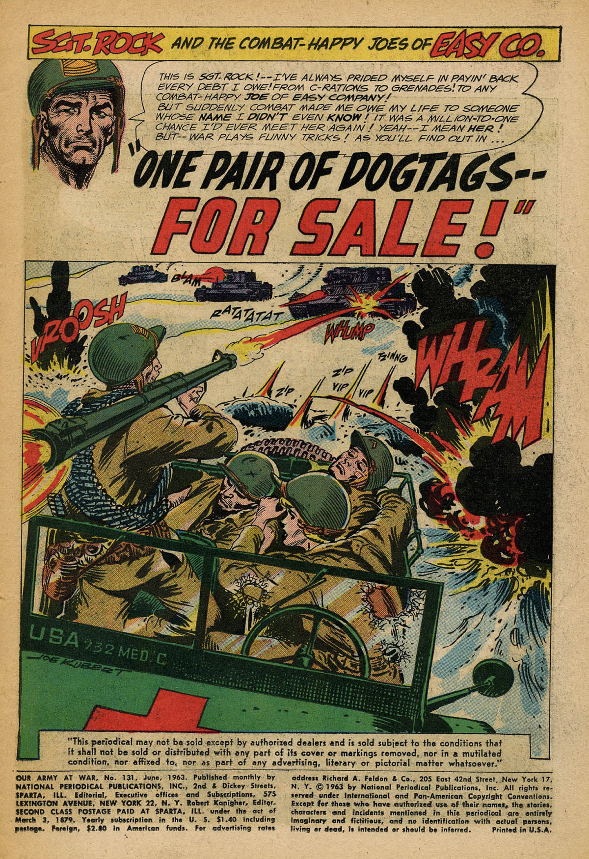 Read online Our Army at War (1952) comic -  Issue #131 - 3