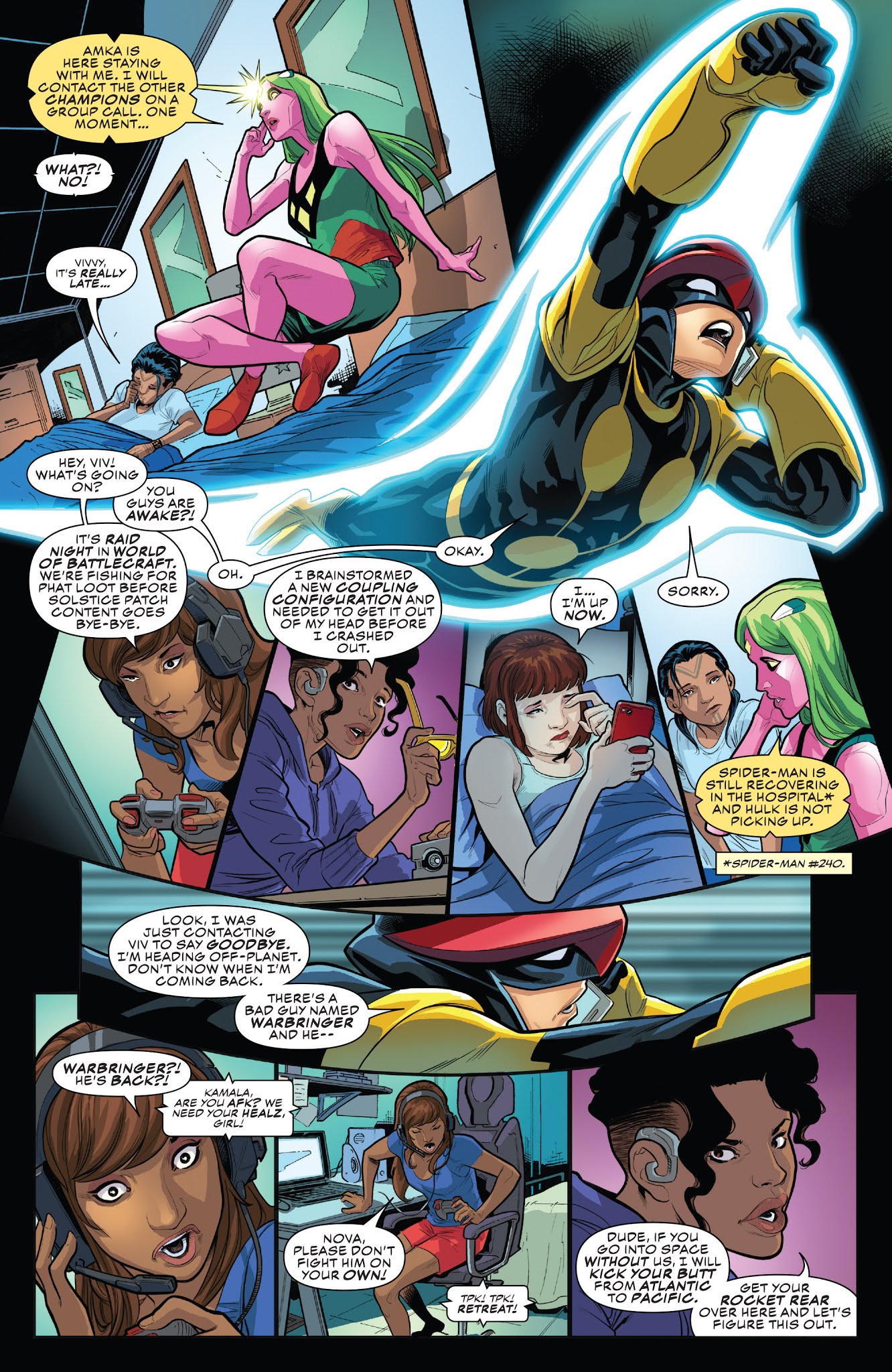 Read online Infinity Countdown: Champions comic -  Issue #1 - 7