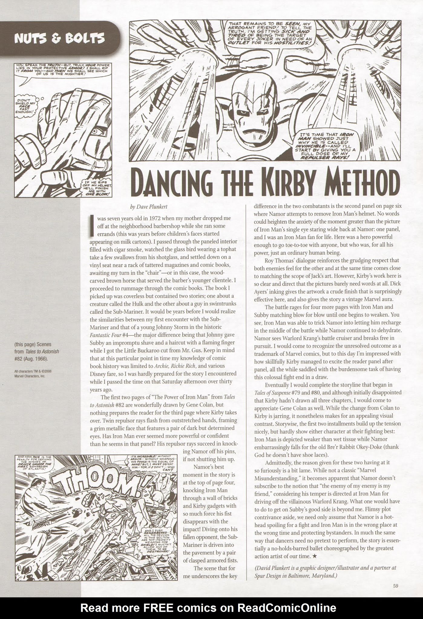 Read online The Jack Kirby Collector comic -  Issue #51 - 59