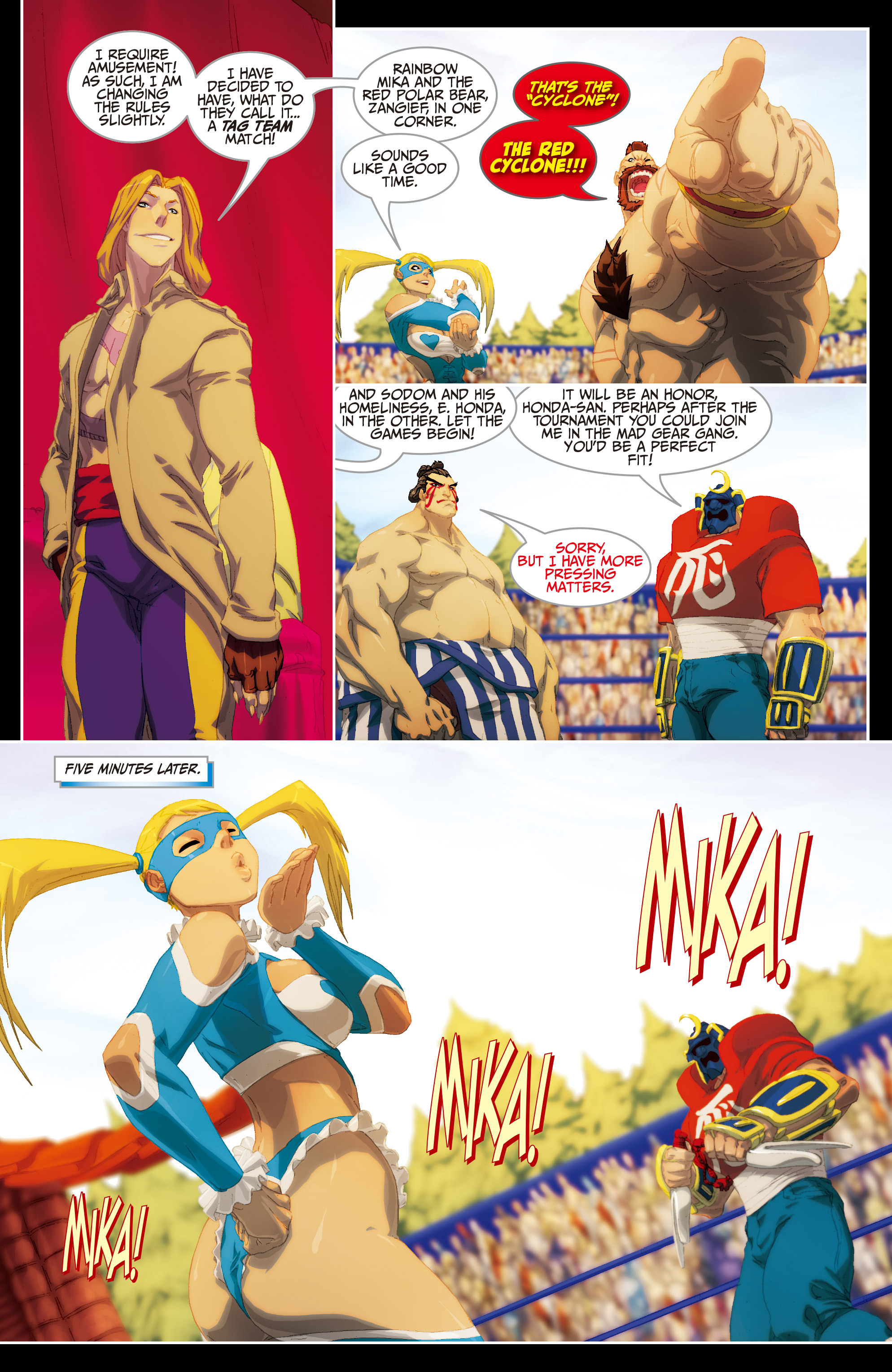 Read online Street Fighter II Turbo comic -  Issue #5 - 16