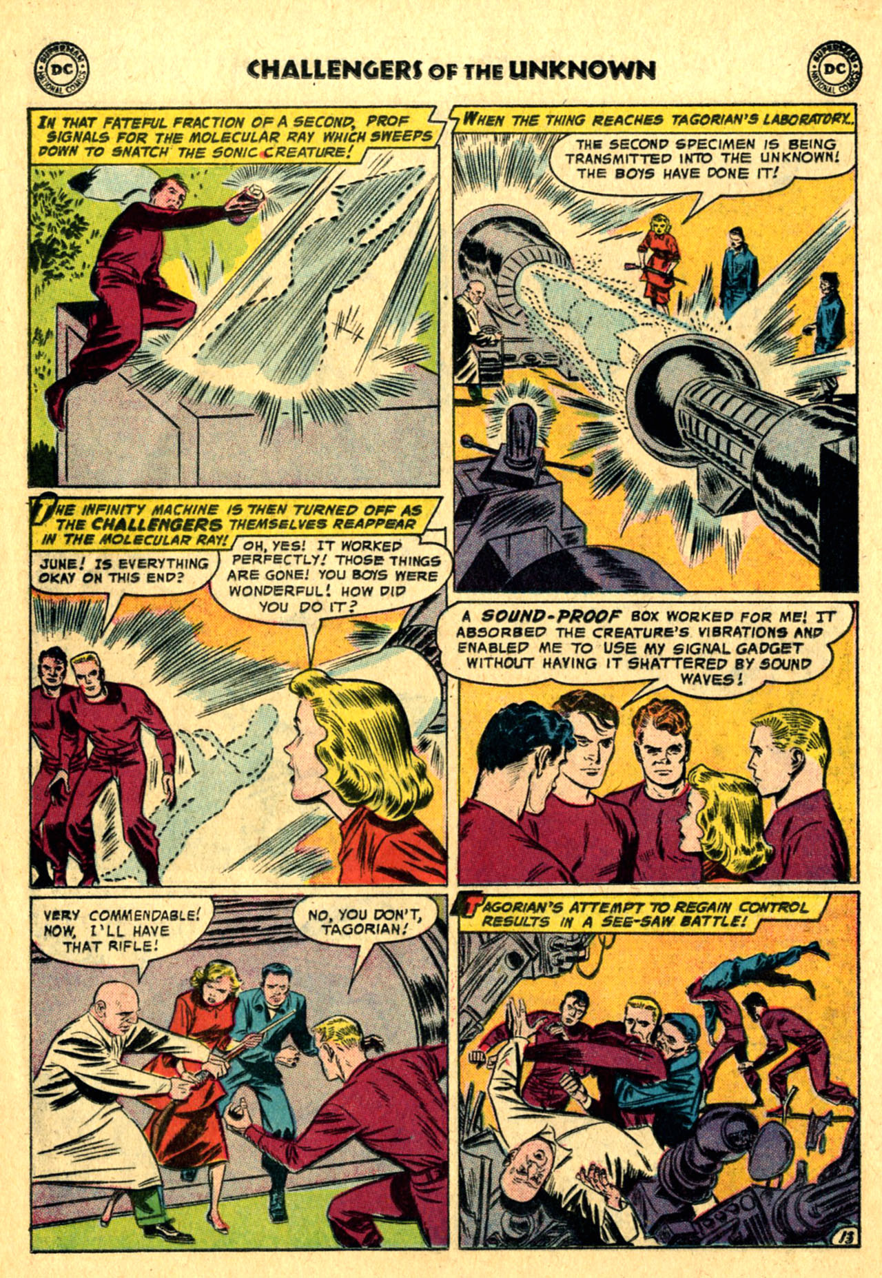 Read online Challengers of the Unknown (1958) comic -  Issue #1 - 16