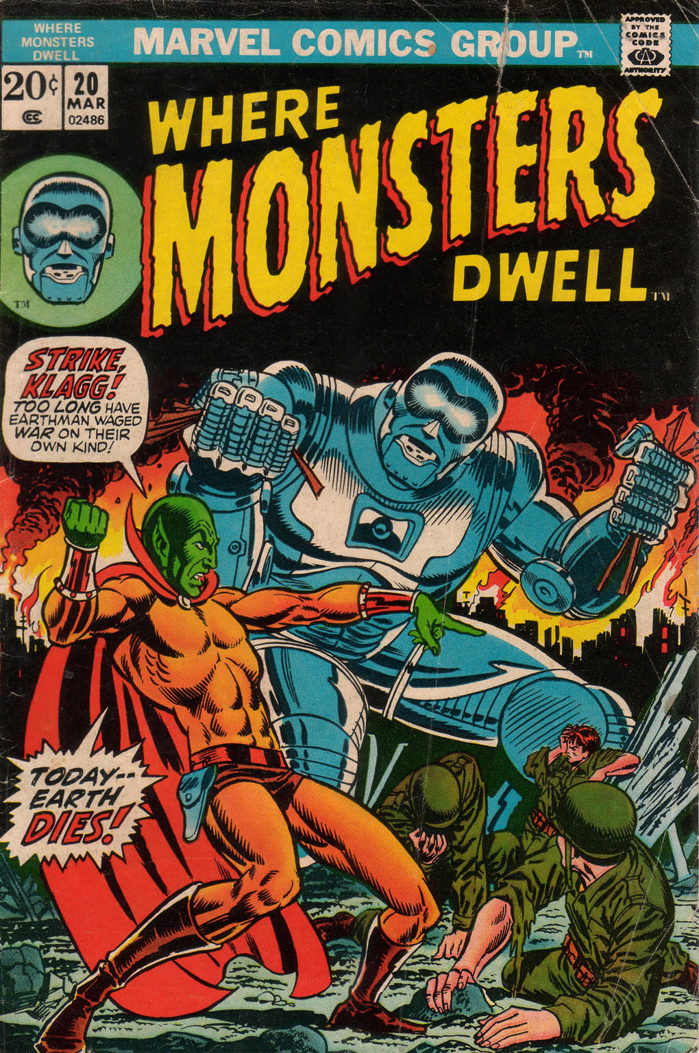 Read online Where Monsters Dwell (1970) comic -  Issue #20 - 1