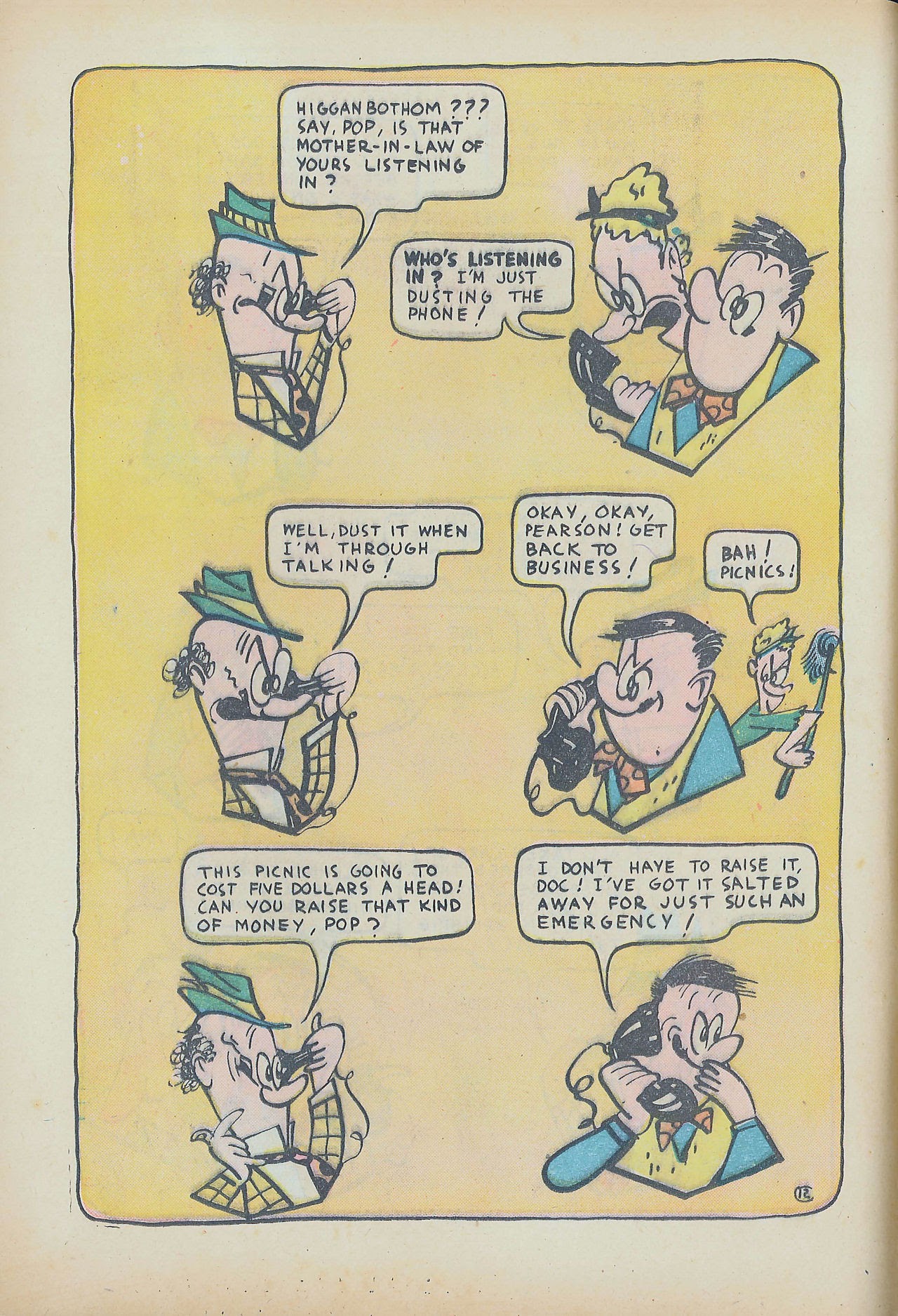 Read online Milt Gross Funnies comic -  Issue #1 - 14