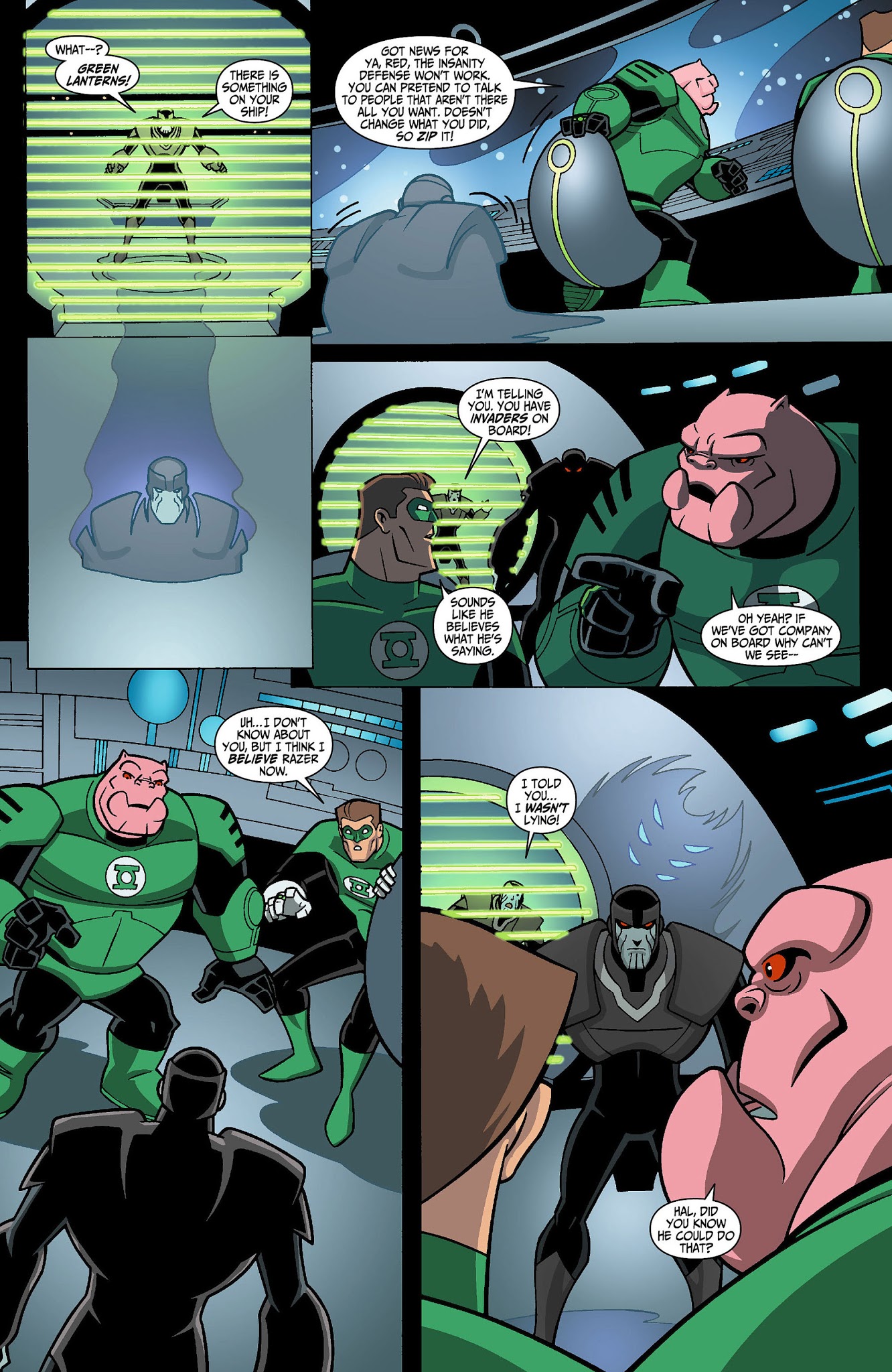 Read online Green Lantern: The Animated Series comic -  Issue #1 - 6