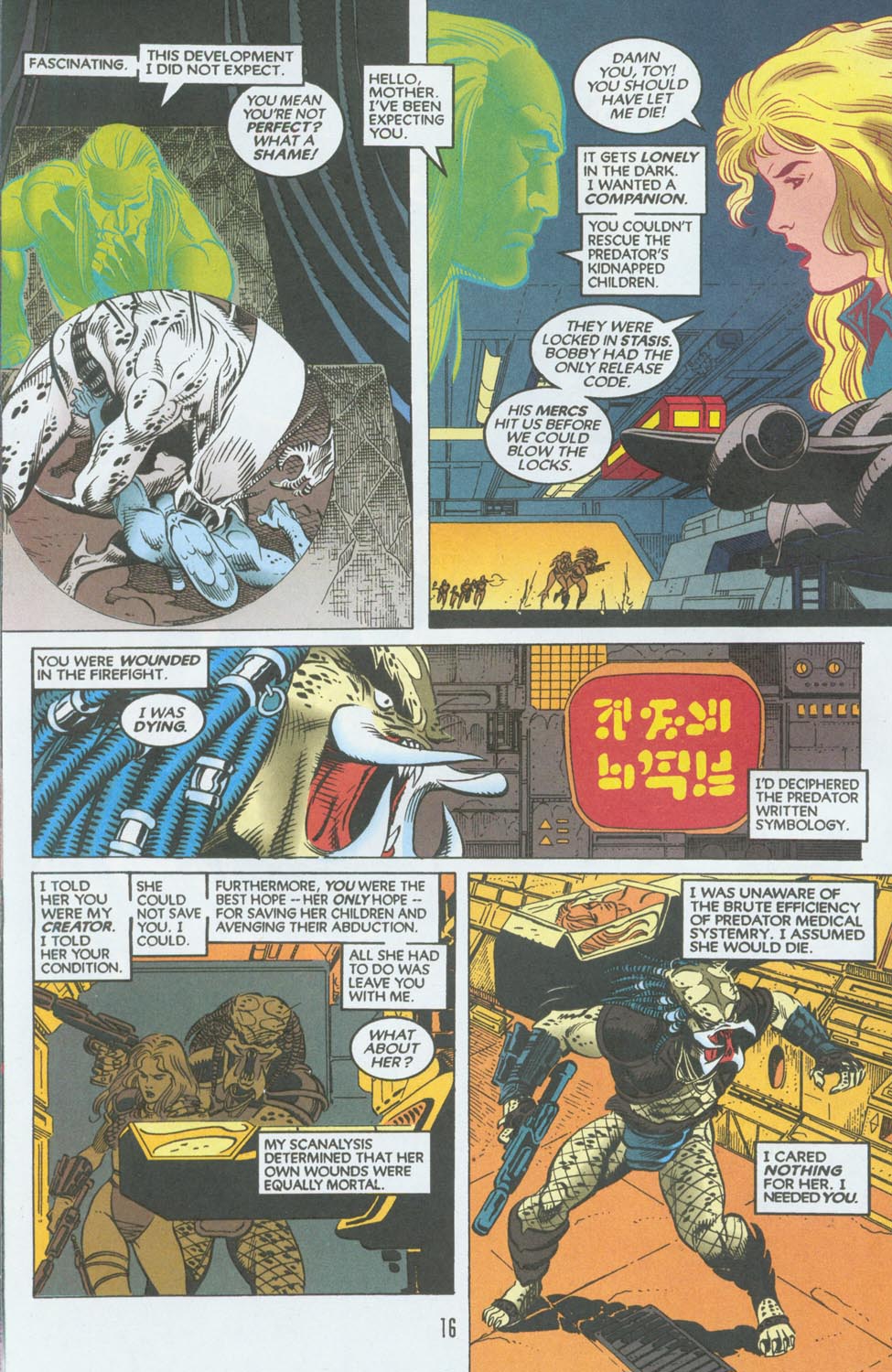 Read online Aliens/Predator: The Deadliest of the Species comic -  Issue #12 - 18
