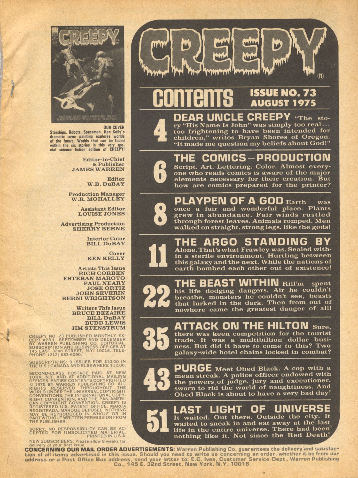 Creepy (1964) Issue #73 #73 - English 3