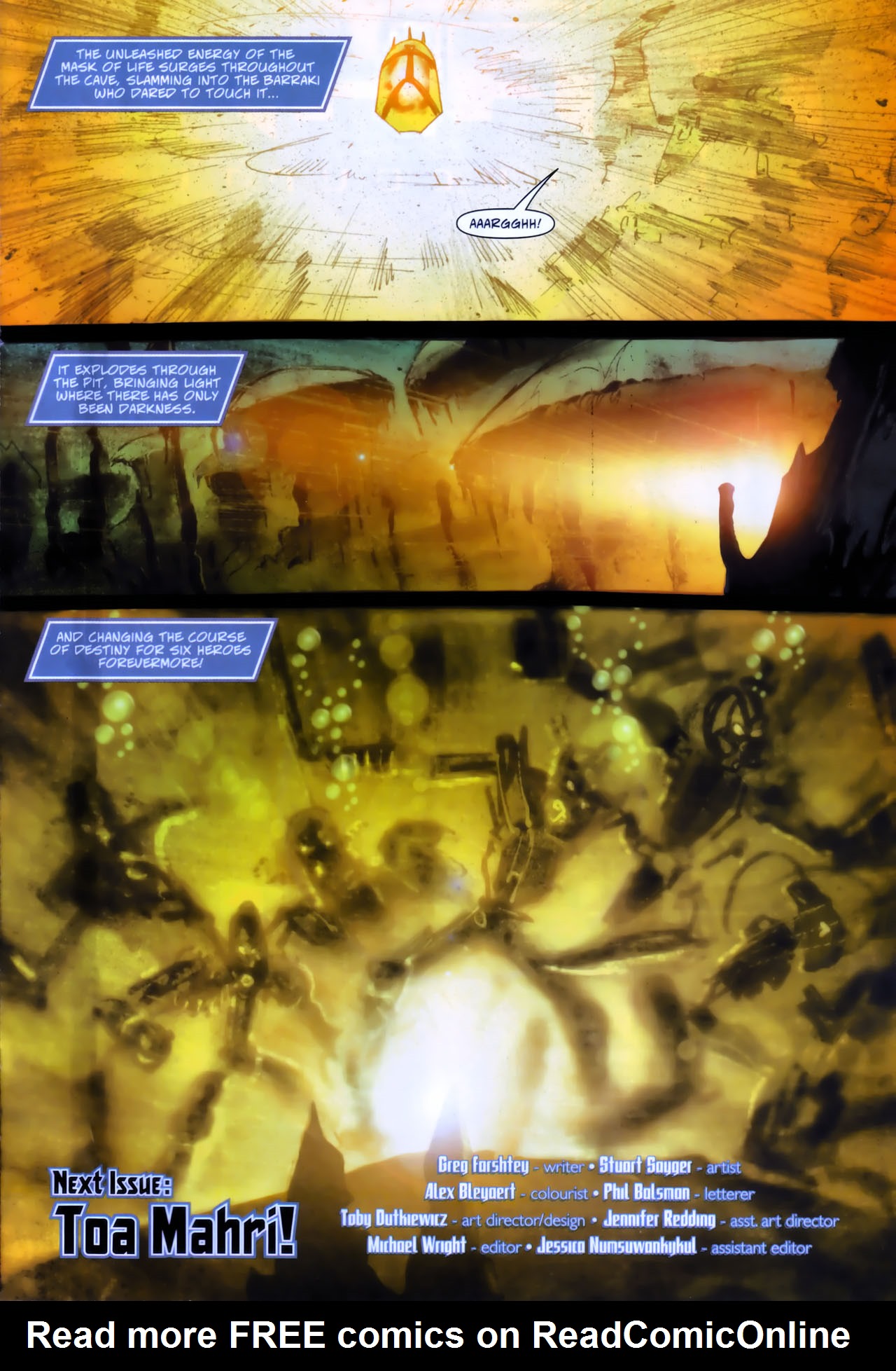 Read online Bionicle: Ignition comic -  Issue #7 - 10