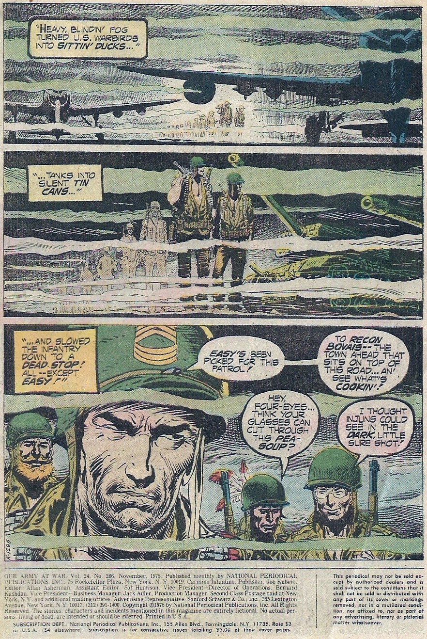 Read online Our Army at War (1952) comic -  Issue #286 - 3