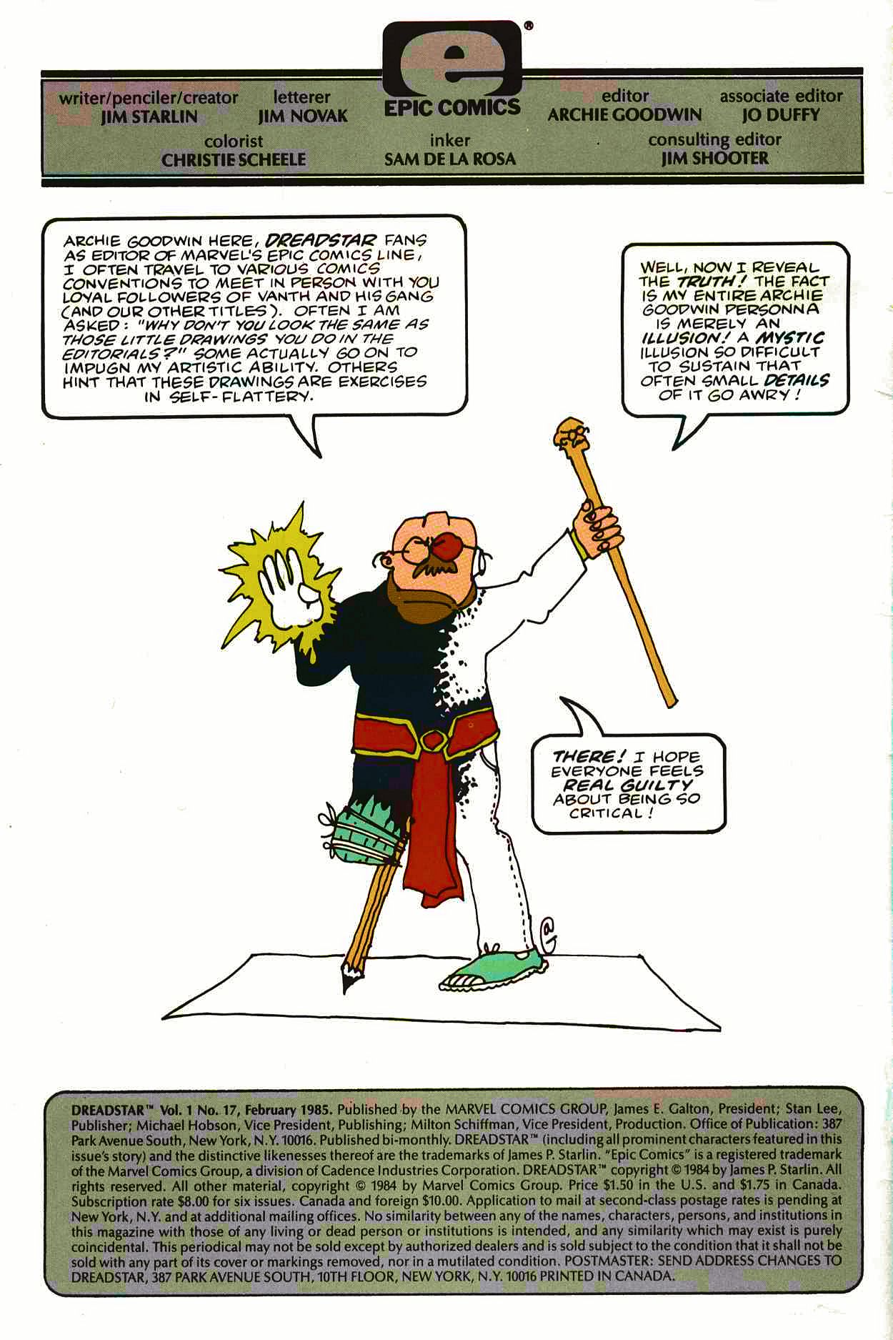 Read online Dreadstar comic -  Issue #17 - 2