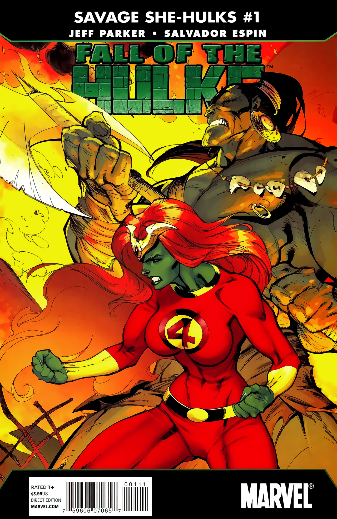Read online Fall of the Hulks: The Savage She-Hulks comic -  Issue #1 - 1