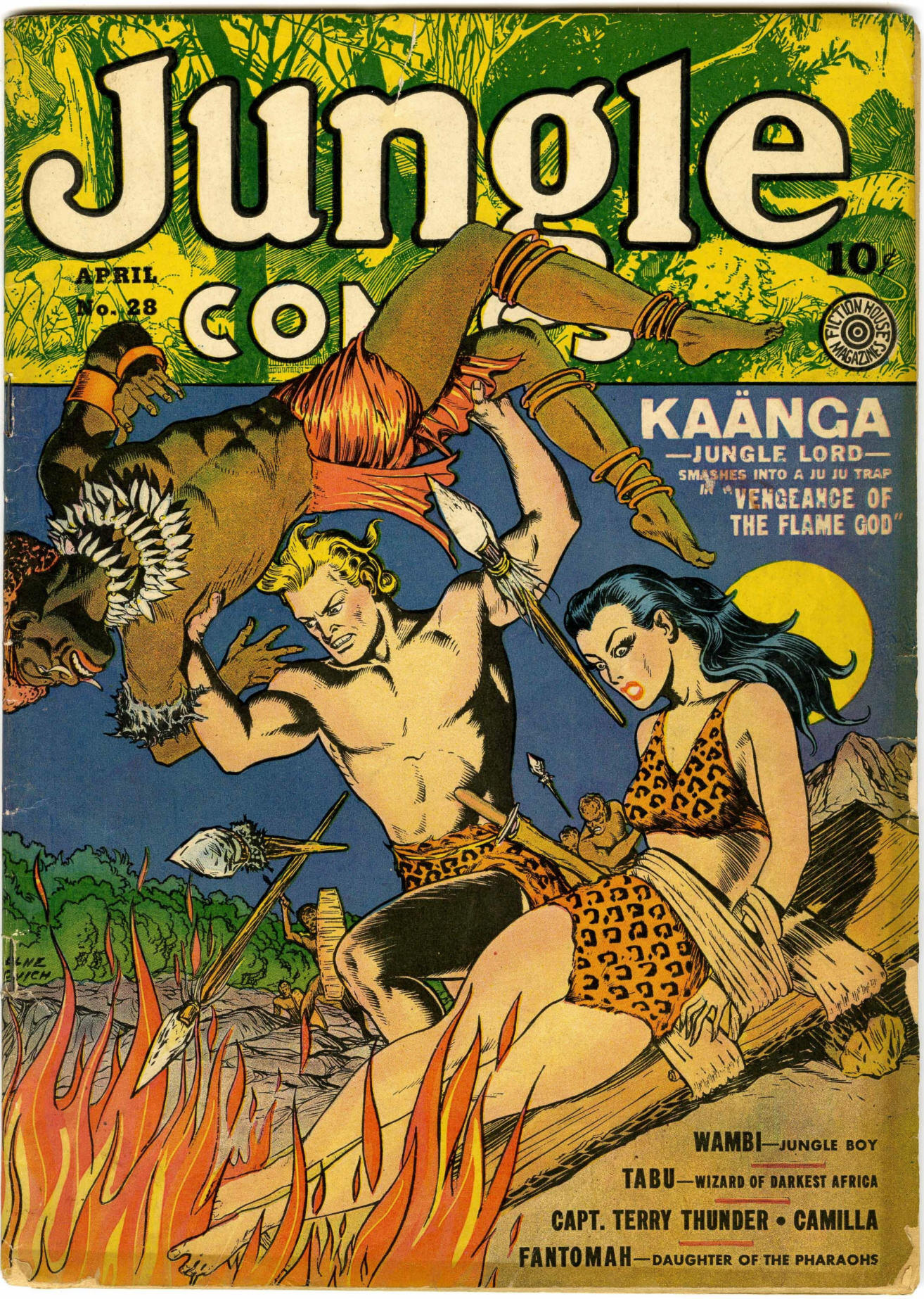 Read online Jungle Comics comic -  Issue #28 - 1