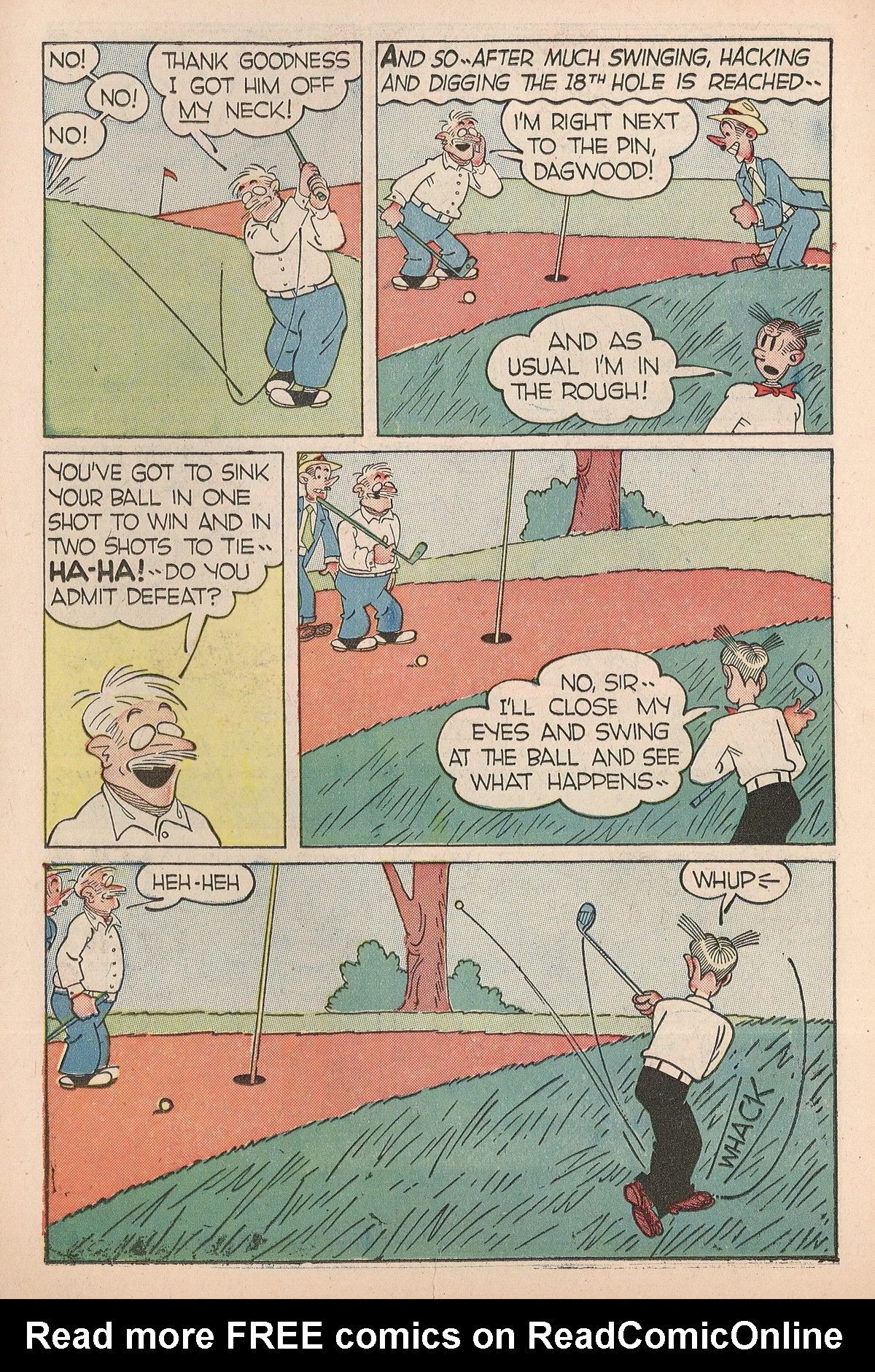 Read online Blondie Comics (1947) comic -  Issue #7 - 16