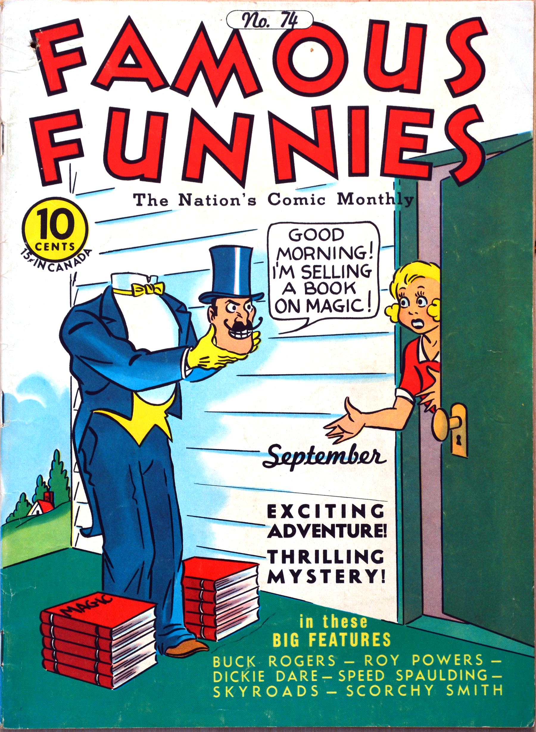 Read online Famous Funnies comic -  Issue #74 - 1