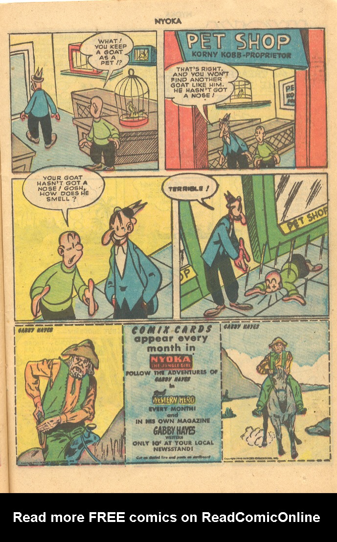 Read online Nyoka the Jungle Girl (1945) comic -  Issue #27 - 23
