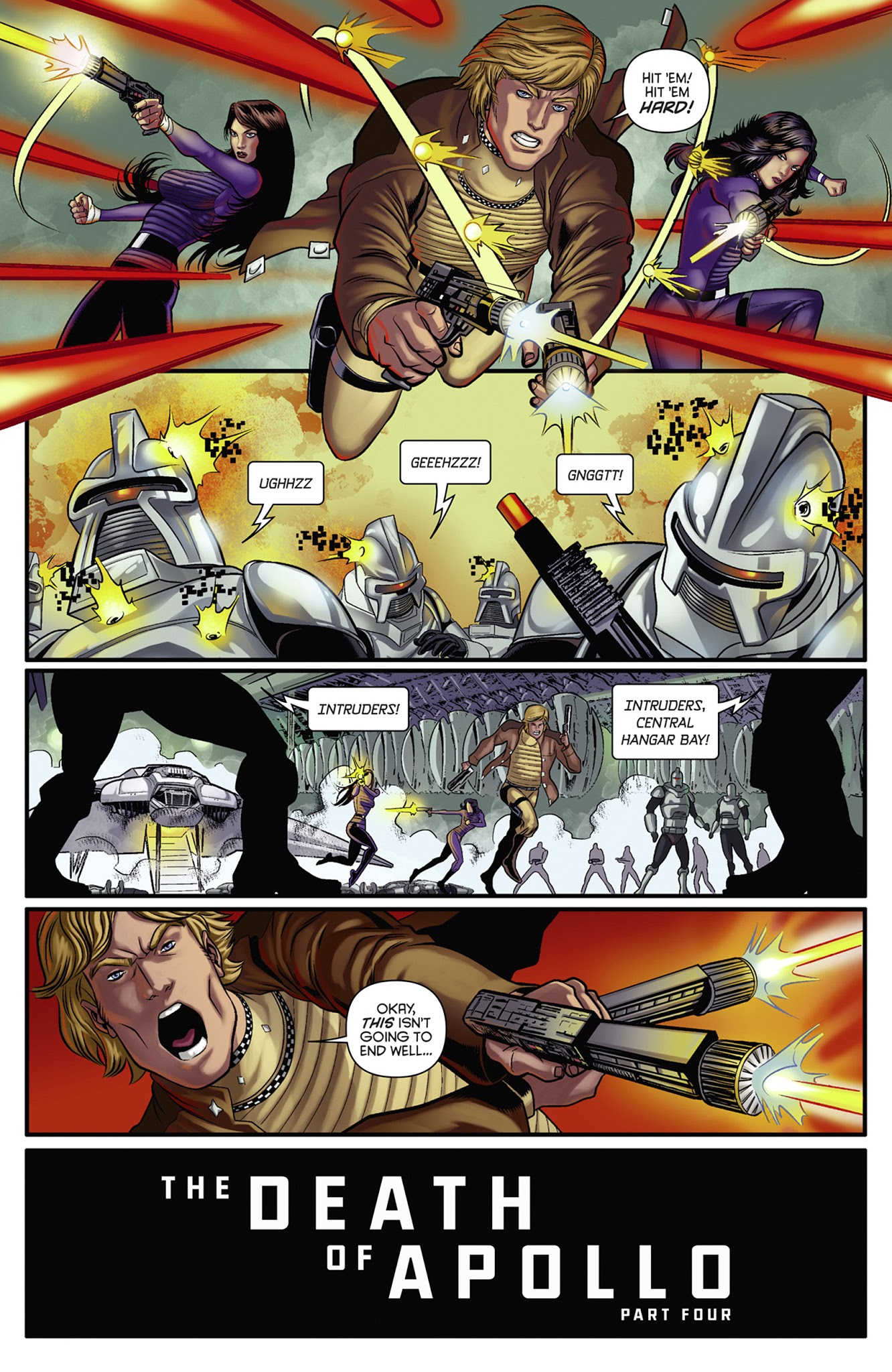 Read online Classic Battlestar Galactica: The Death of Apollo comic -  Issue #4 - 3