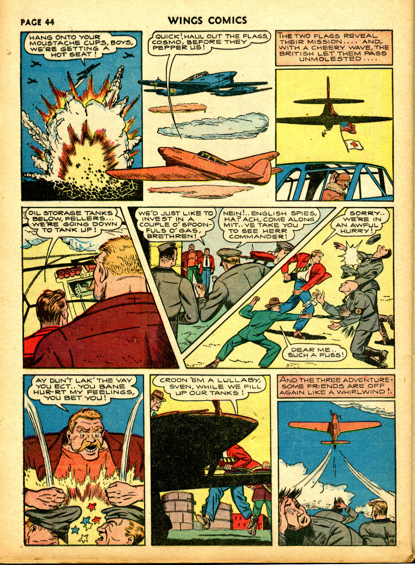 Read online Wings Comics comic -  Issue #6 - 46