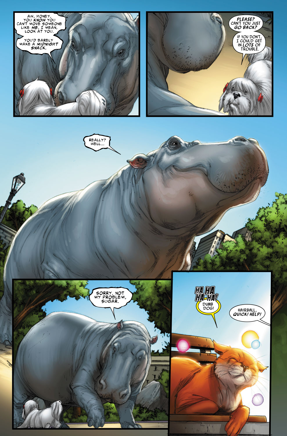 Read online Lockjaw And The Pet Avengers Unleashed comic -  Issue #1 - 7