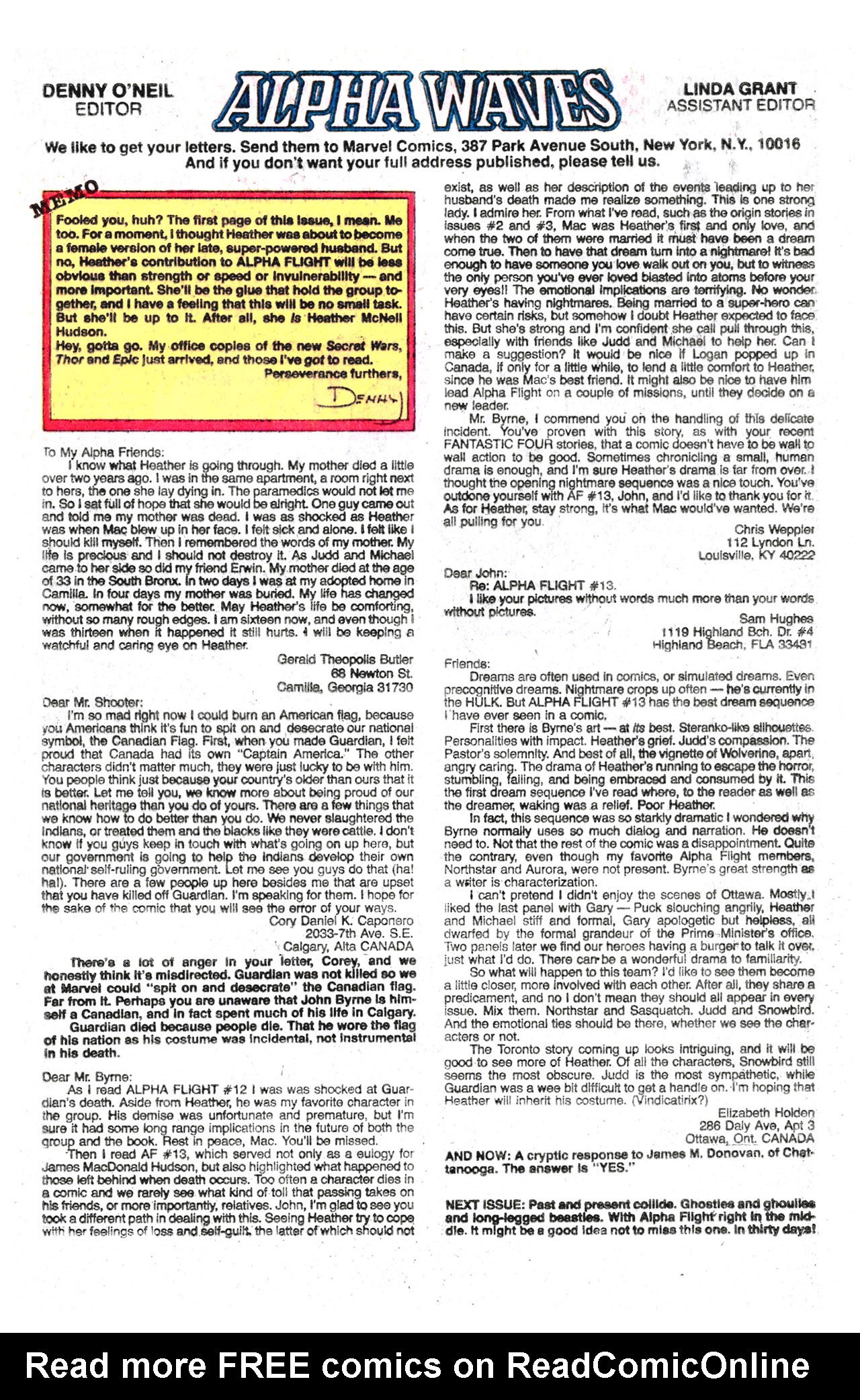 Read online Alpha Flight (1983) comic -  Issue #18 - 25