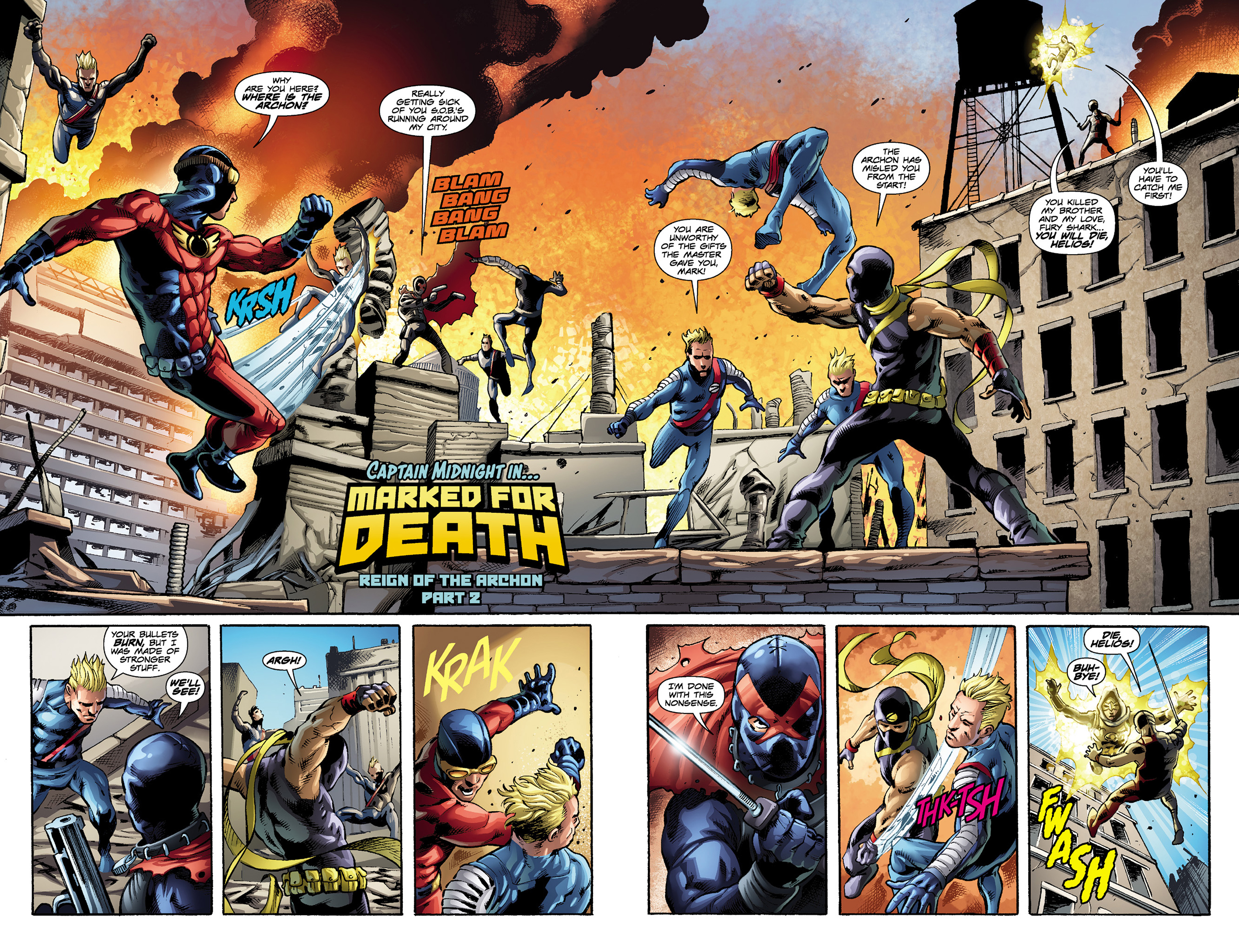 Read online Captain Midnight comic -  Issue #22 - 4