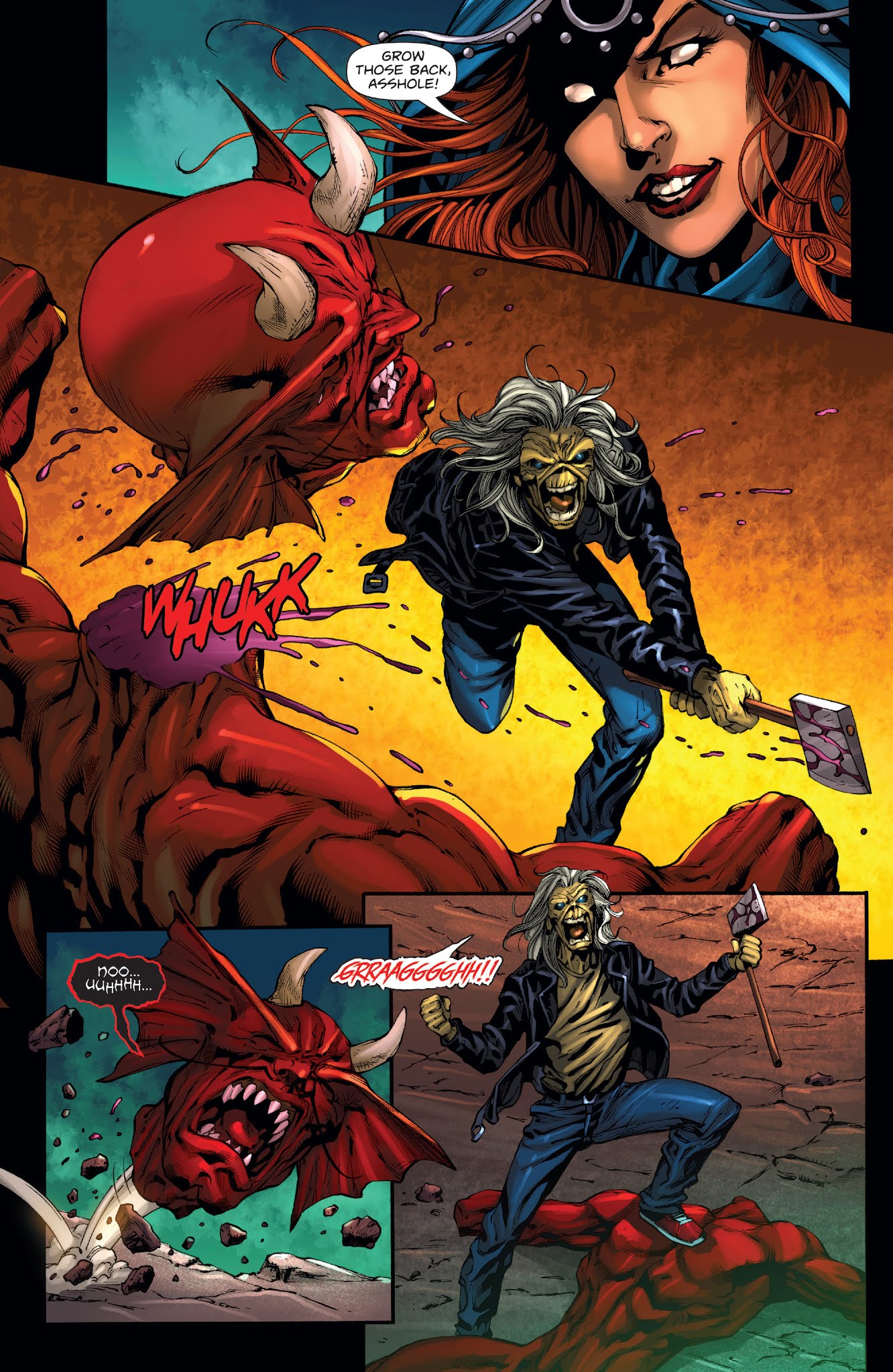 Read online Iron Maiden: Legacy of the Beast comic -  Issue #5 - 16