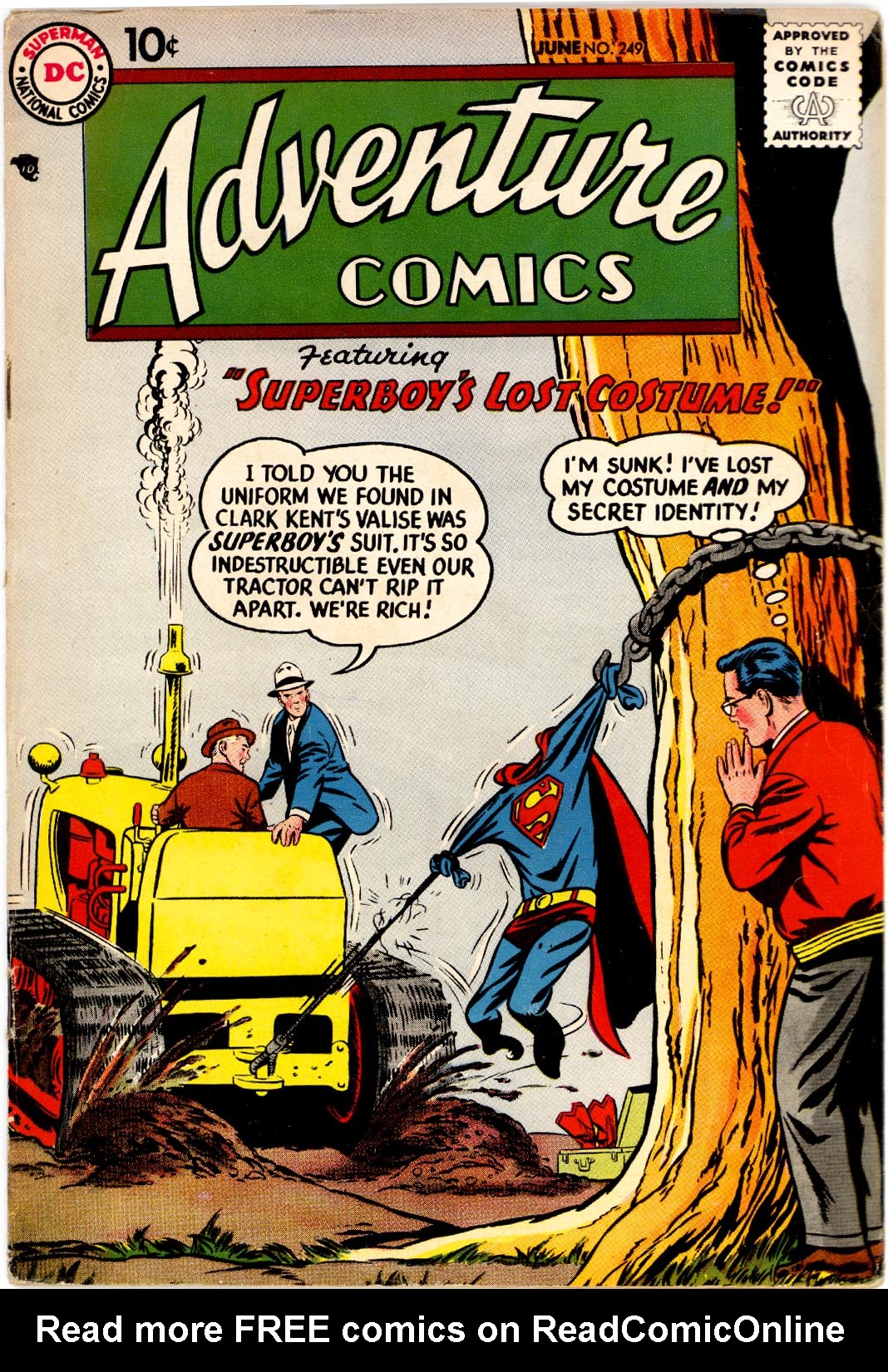 Read online Adventure Comics (1938) comic -  Issue #249 - 1