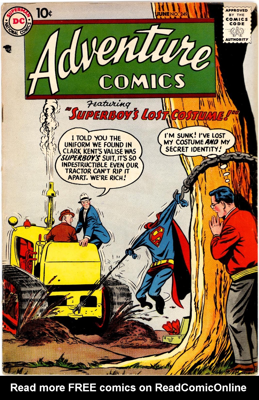 Adventure Comics (1938) issue 249 - Page 1