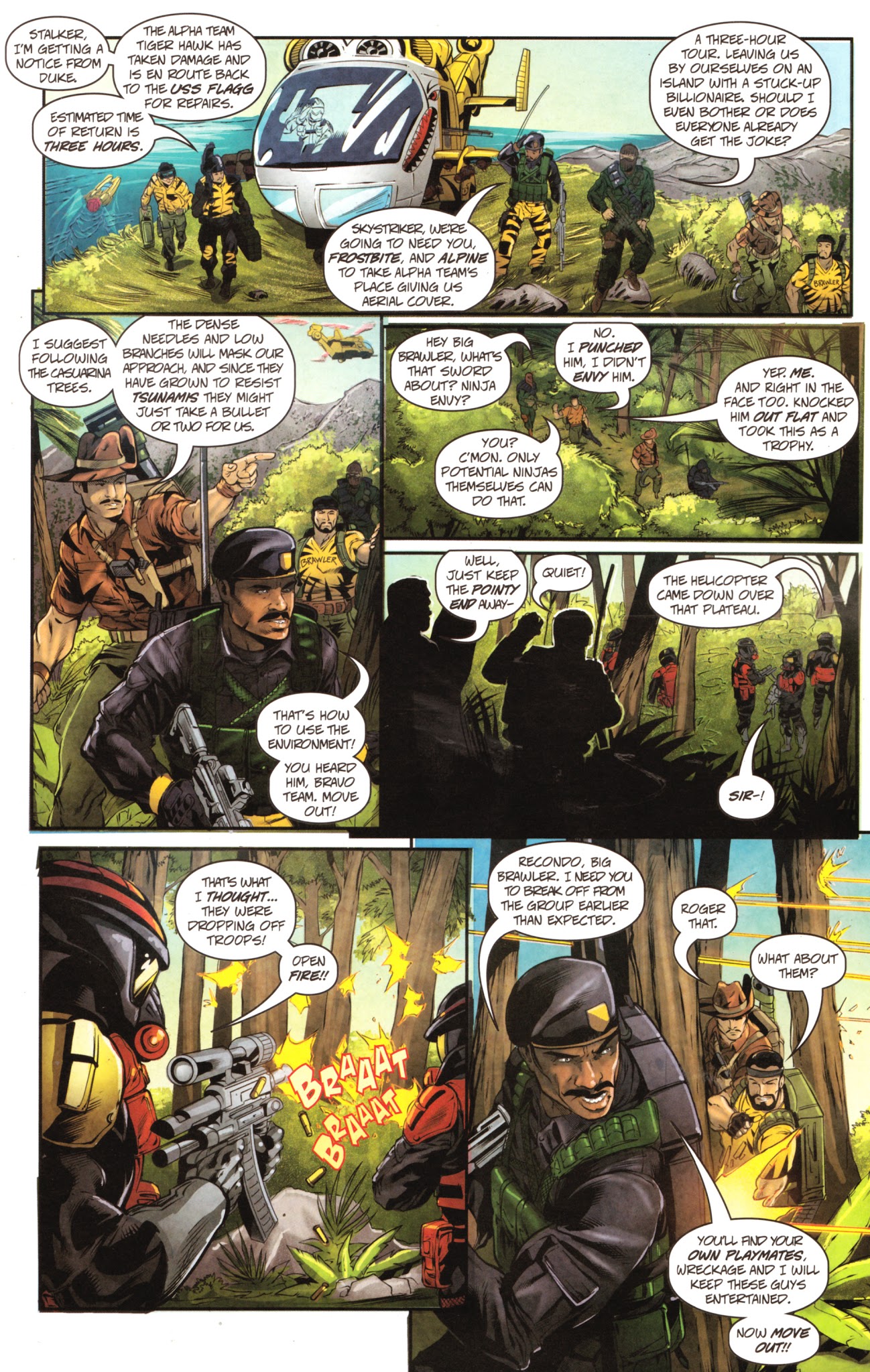 Read online G.I. Joe vs. Cobra comic -  Issue #8 - 9