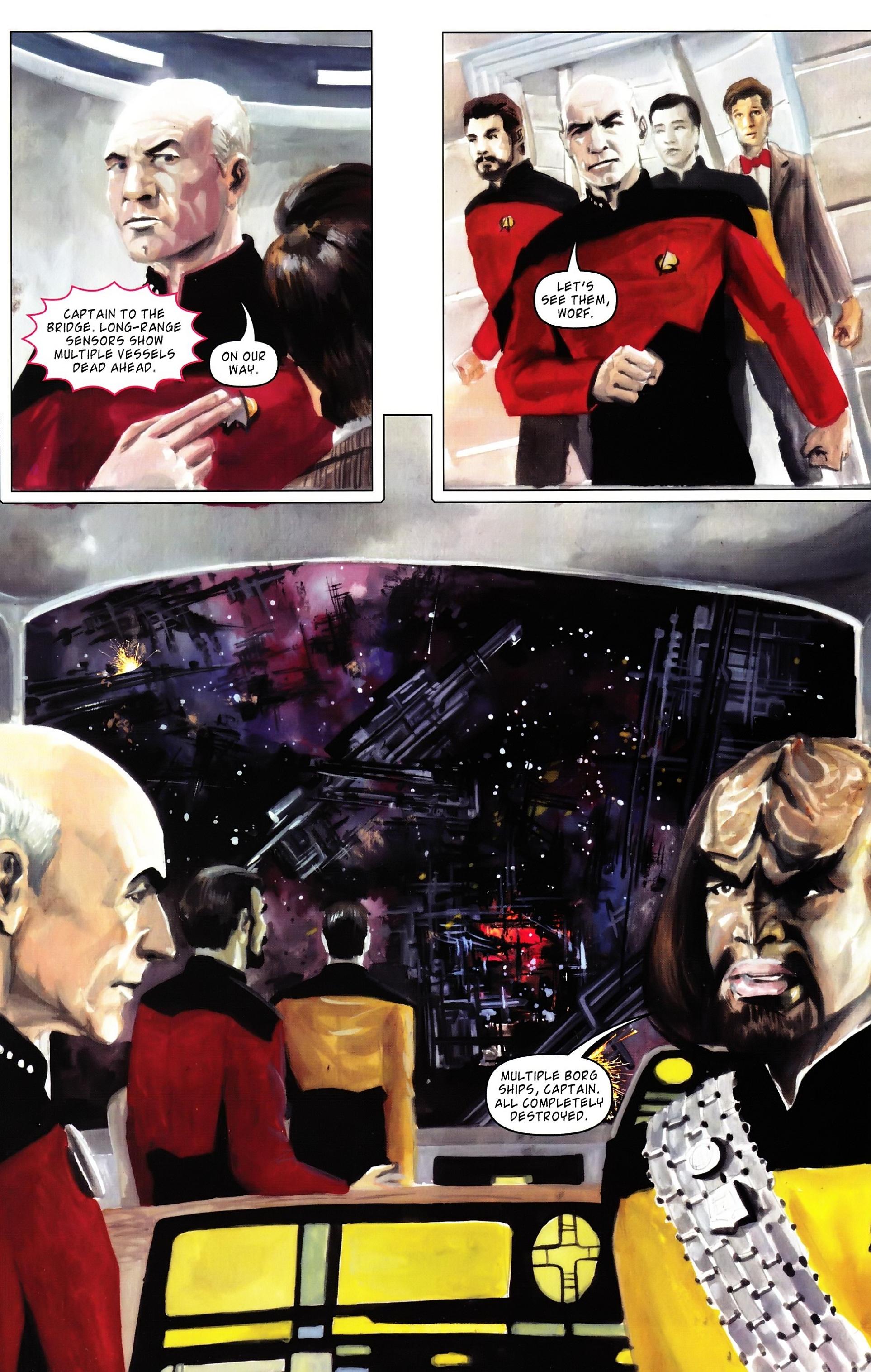Read online Star Trek: The Next Generation/Doctor Who: Assimilation² comic -  Issue #4 - 22