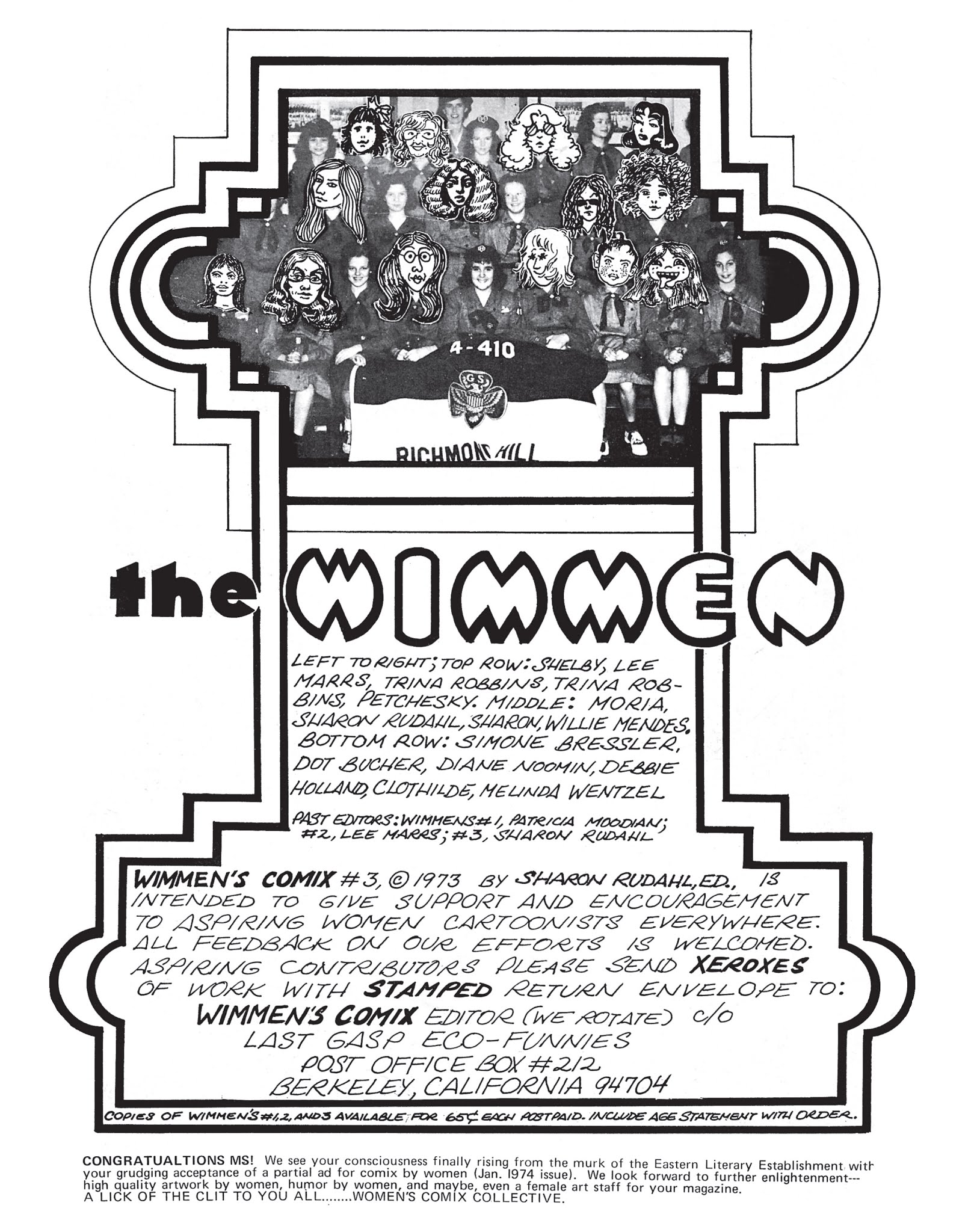 Read online The Complete Wimmen's Comix comic -  Issue # TPB 1 - 125