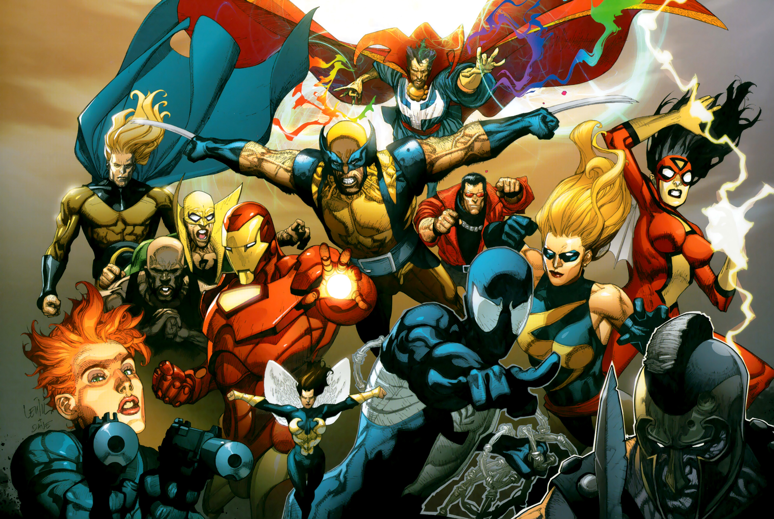 Read online New Avengers Poster Book comic -  Issue # Full - 10