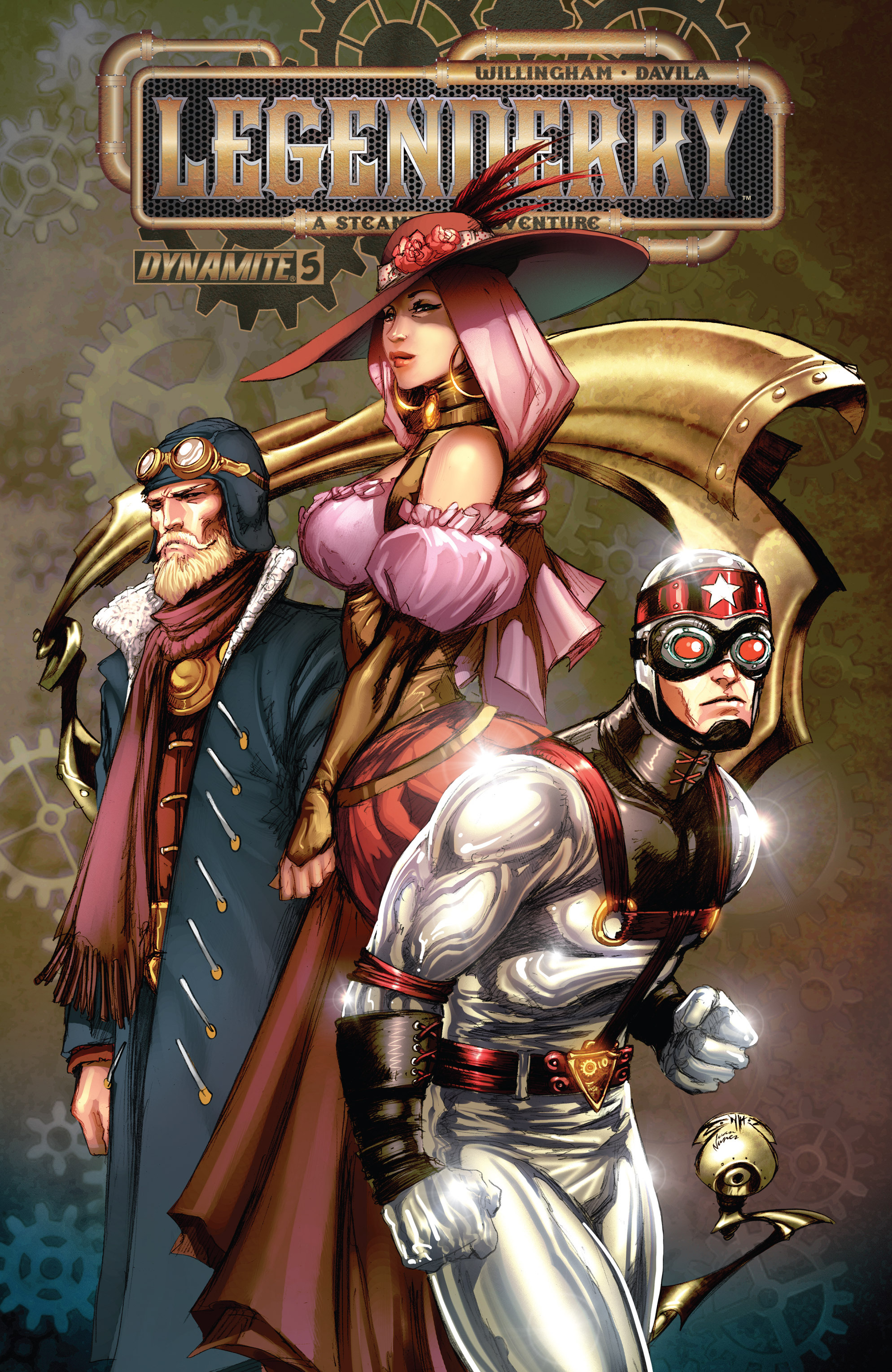 Read online Legenderry: A Steampunk Adventure comic -  Issue #5 - 1
