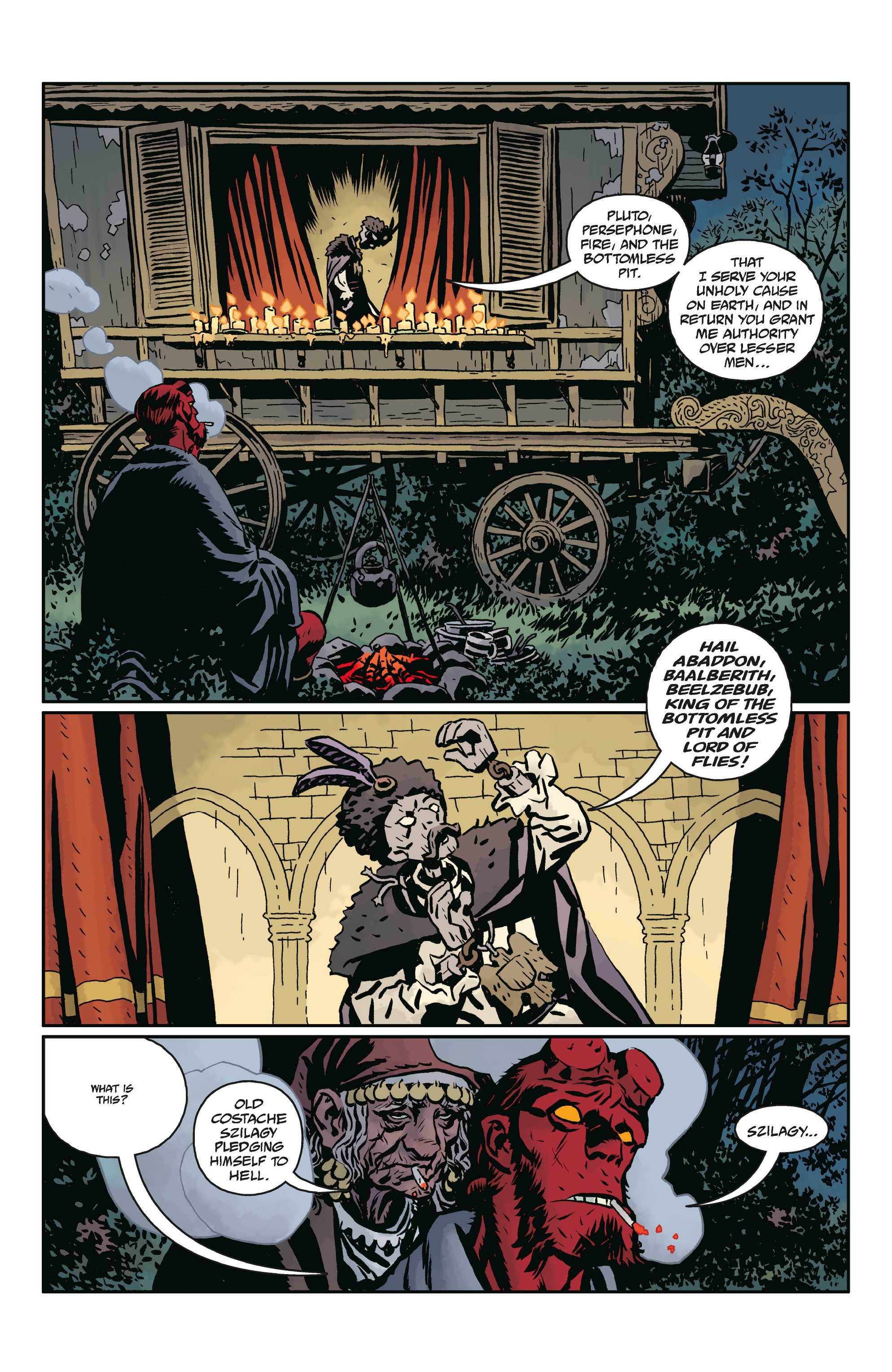 Read online Hellboy and the B.P.R.D.: The Beast of Vargu comic -  Issue # Full - 13