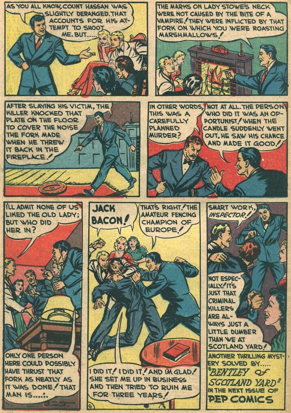 Read online Pep Comics comic -  Issue #8 - 66