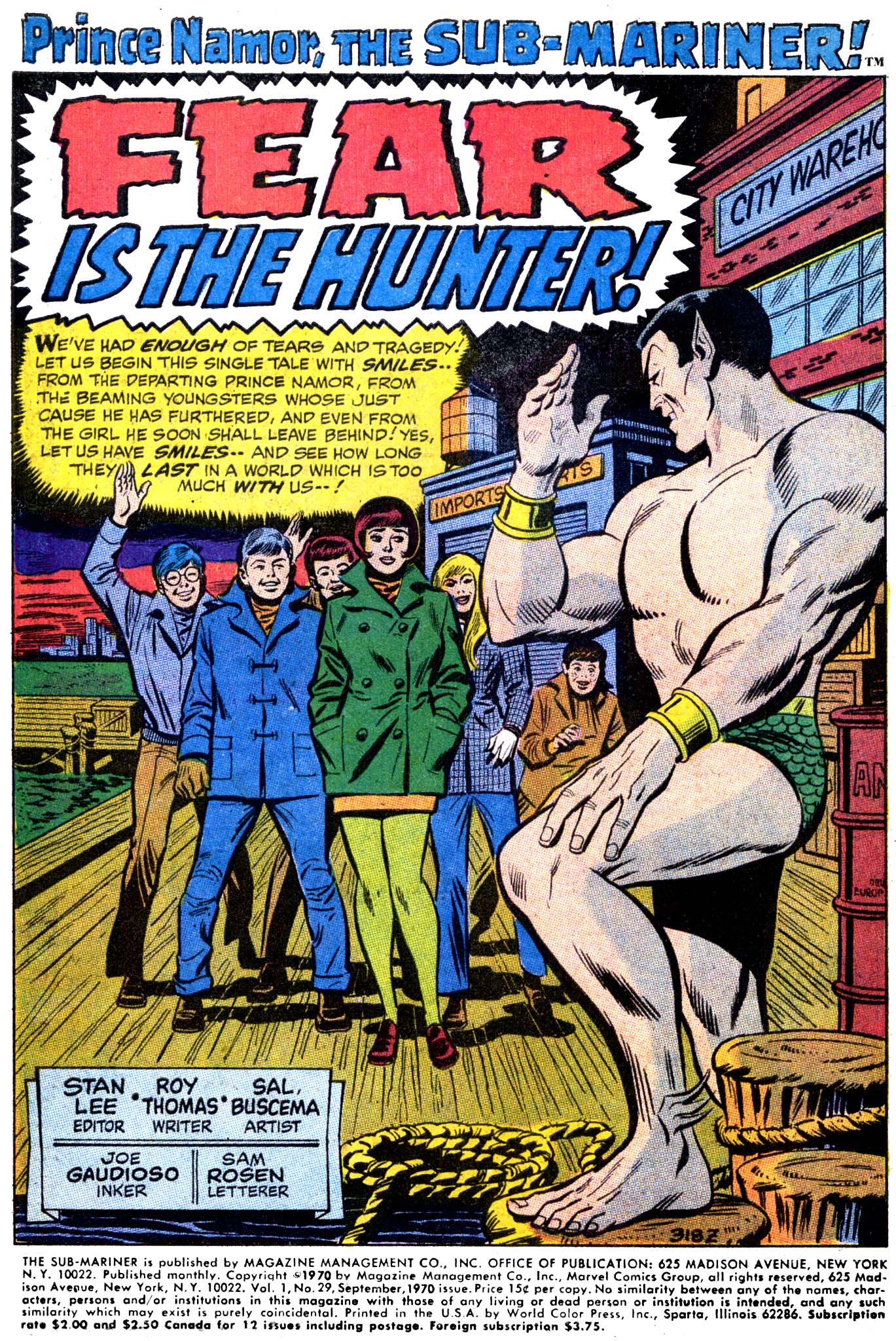 Read online The Sub-Mariner comic -  Issue #29 - 2