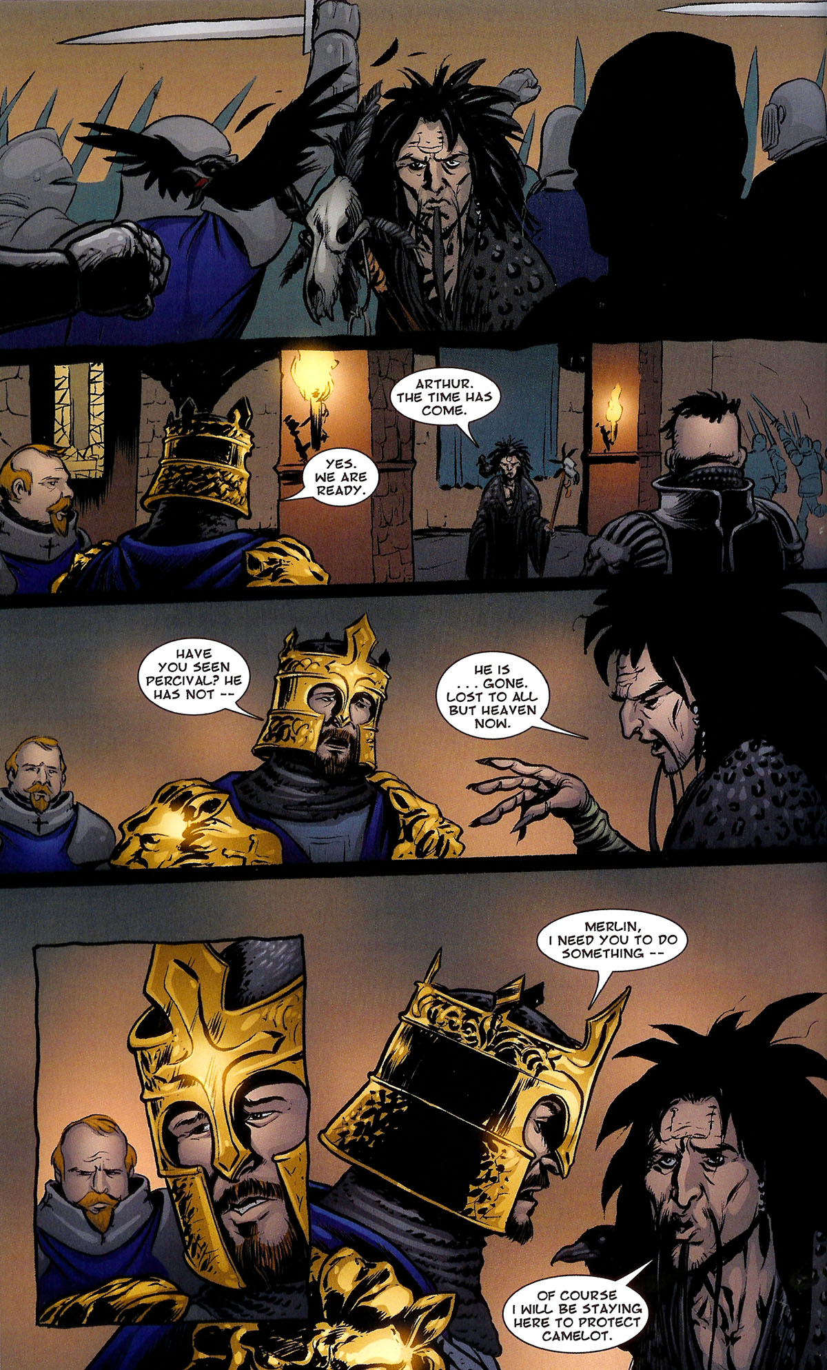 Read online Dracula vs King Arthur comic -  Issue #4 - 32