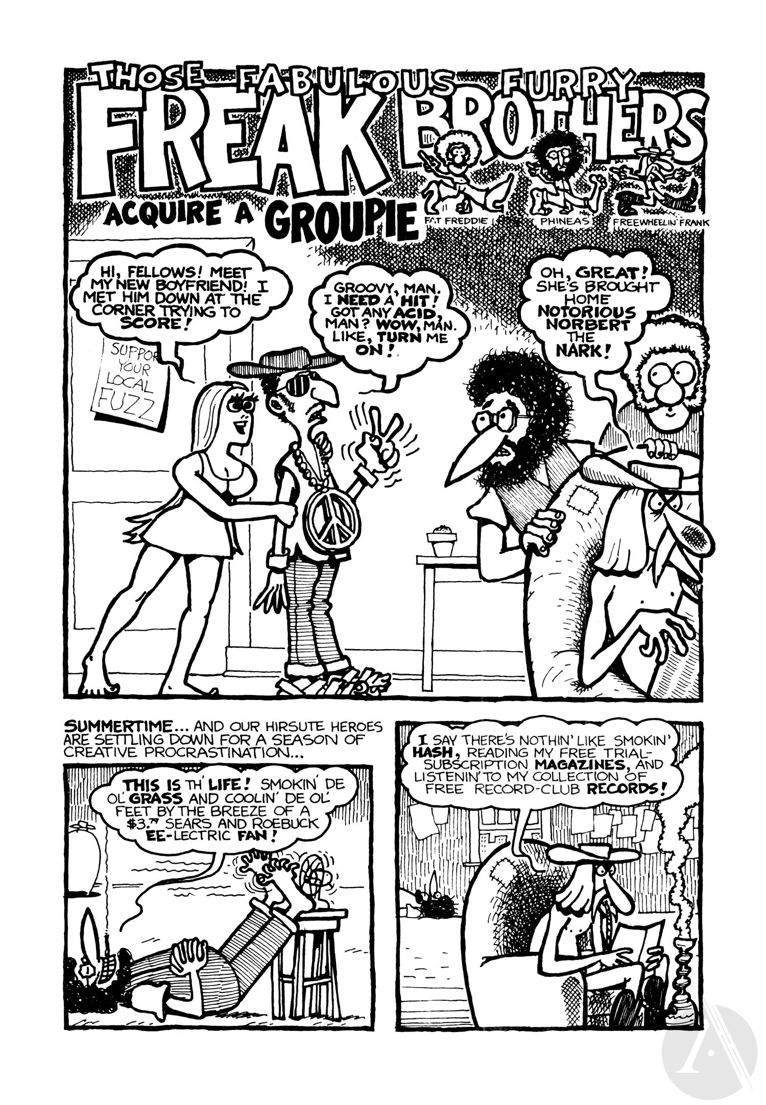 Read online The Fabulous Furry Freak Brothers comic -  Issue #0 - 6