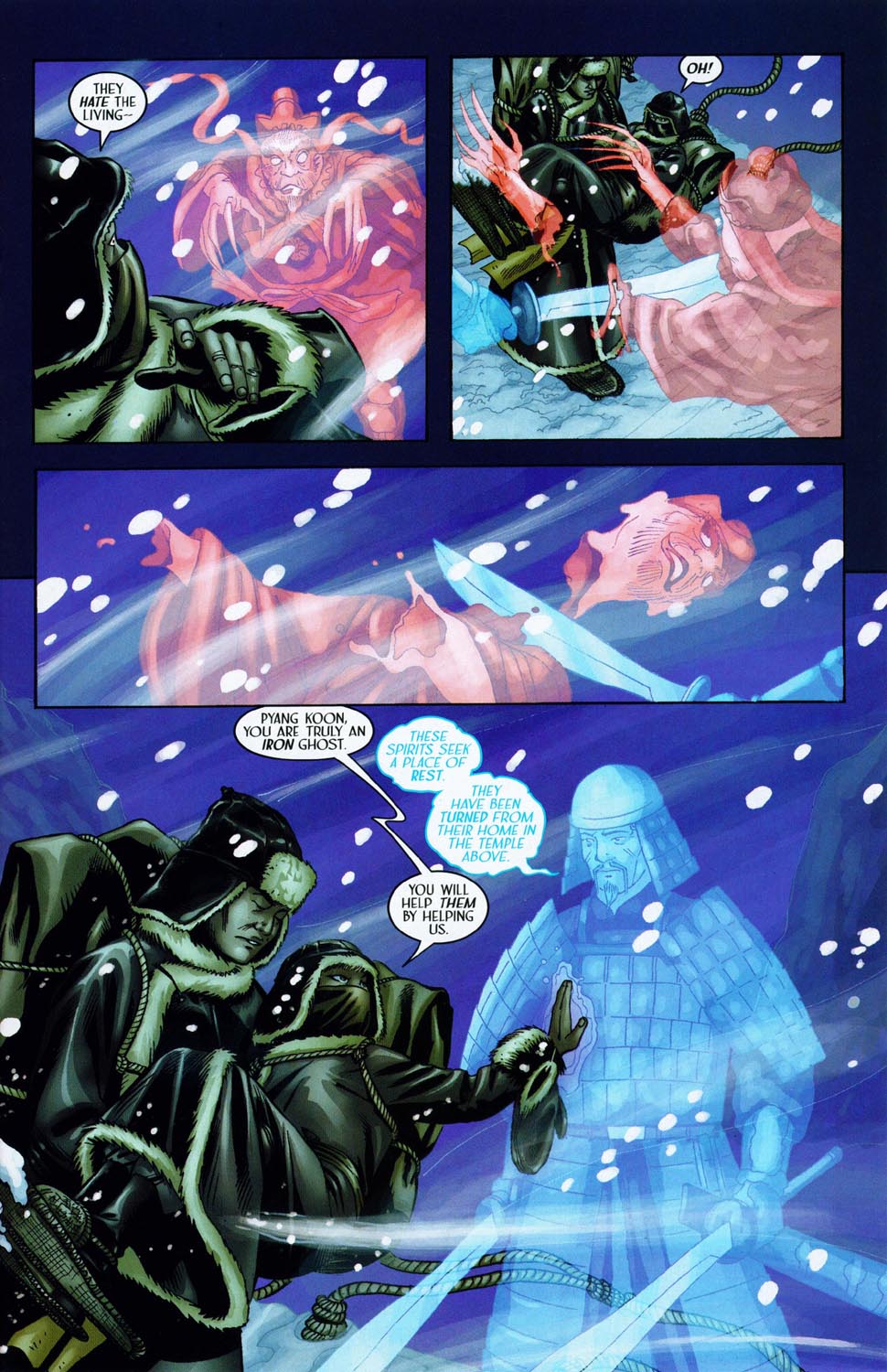 Read online Silken Ghost comic -  Issue #4 - 19