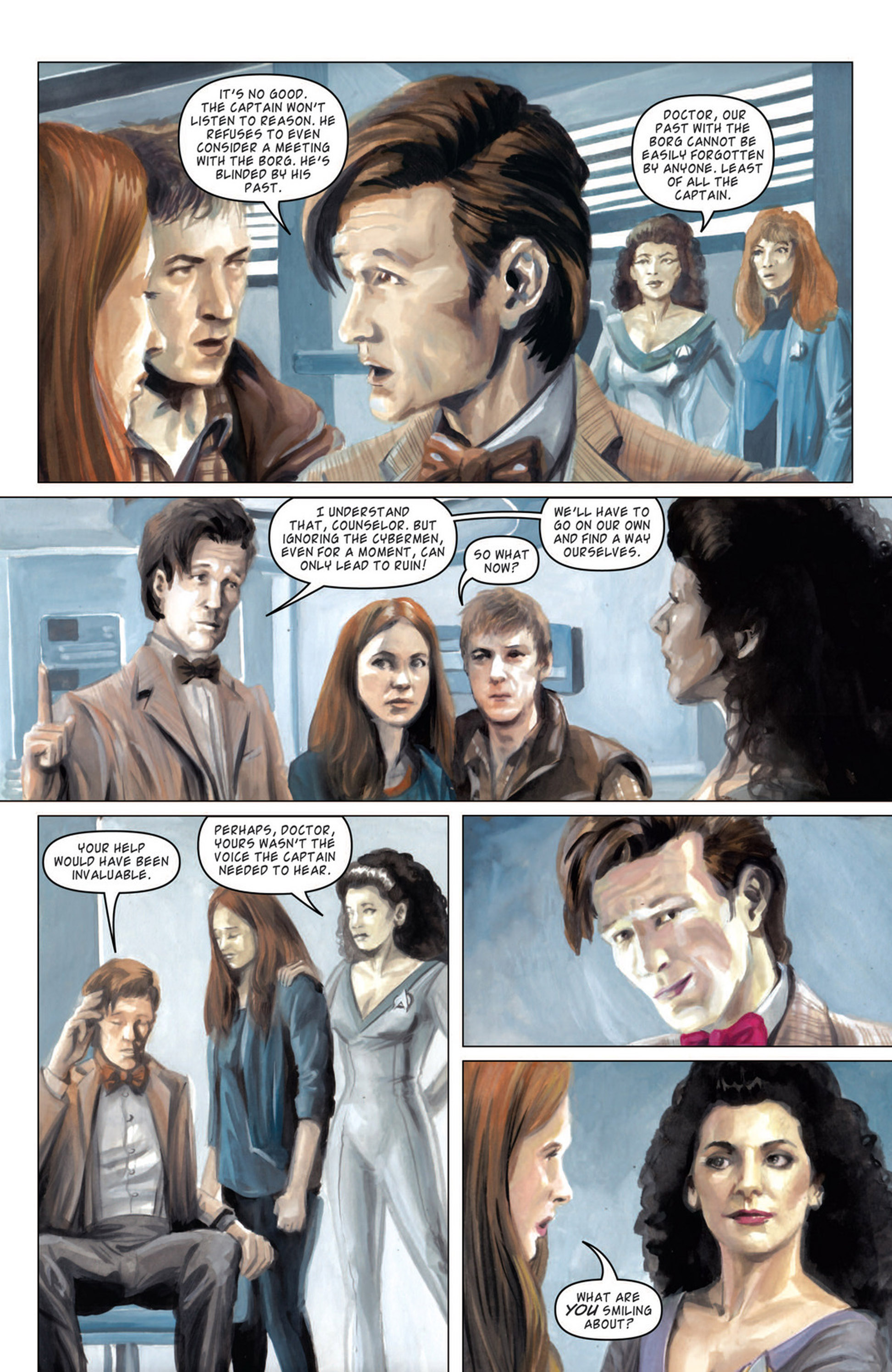 Read online Star Trek: The Next Generation/Doctor Who: Assimilation² comic -  Issue #5 - 15