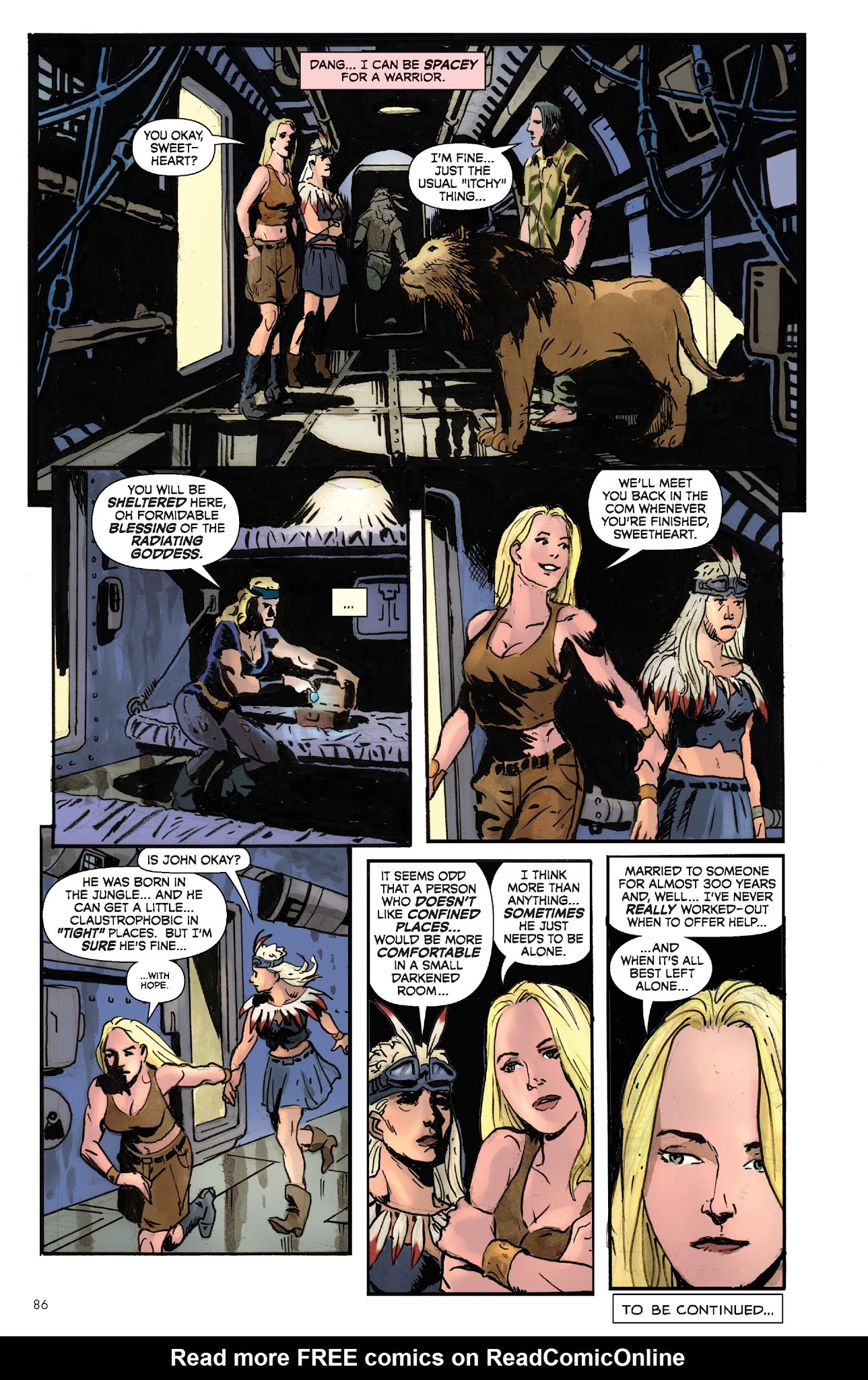 Read online The Once and Future Tarzan comic -  Issue # TPB - 87