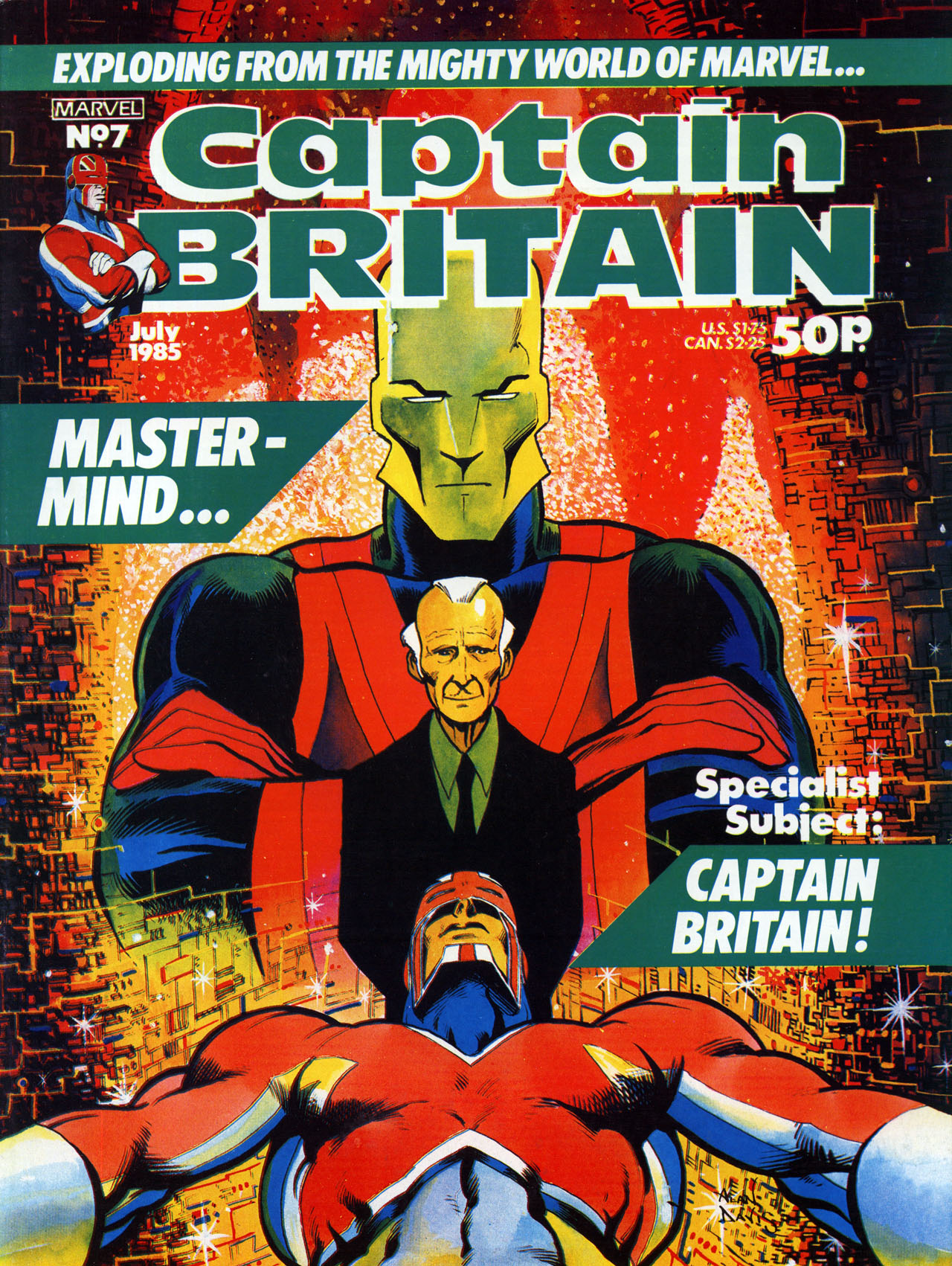 Read online Captain Britain (1985) comic -  Issue #7 - 1