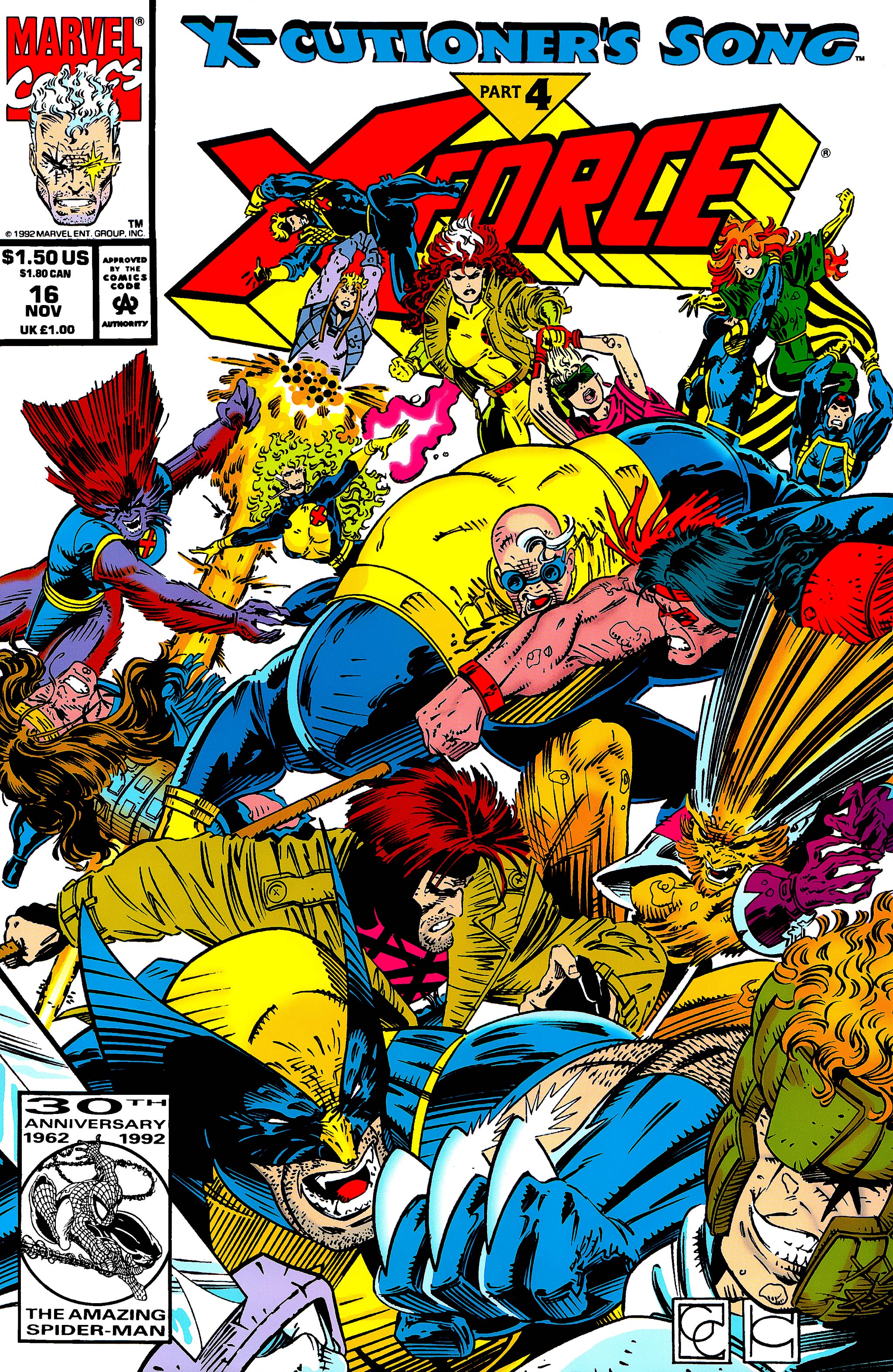 Read online X-Force (1991) comic -  Issue #16 - 1